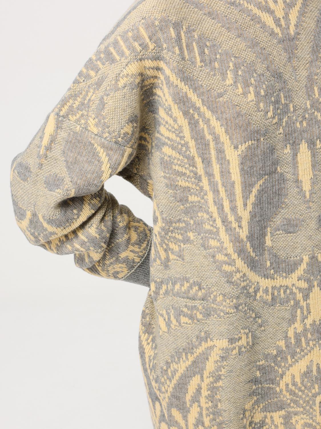 ETRO MAGLIA: Maglione Etro in lana , Grigio - Img 5