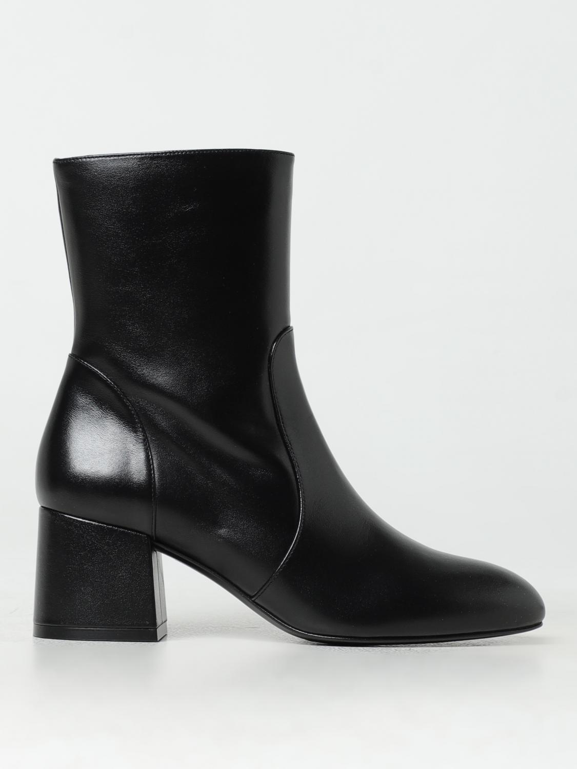 STUART WEITZMAN FLAT ANKLE BOOTS: Flat ankle boots woman Stuart Weitzman, Black - Img 1