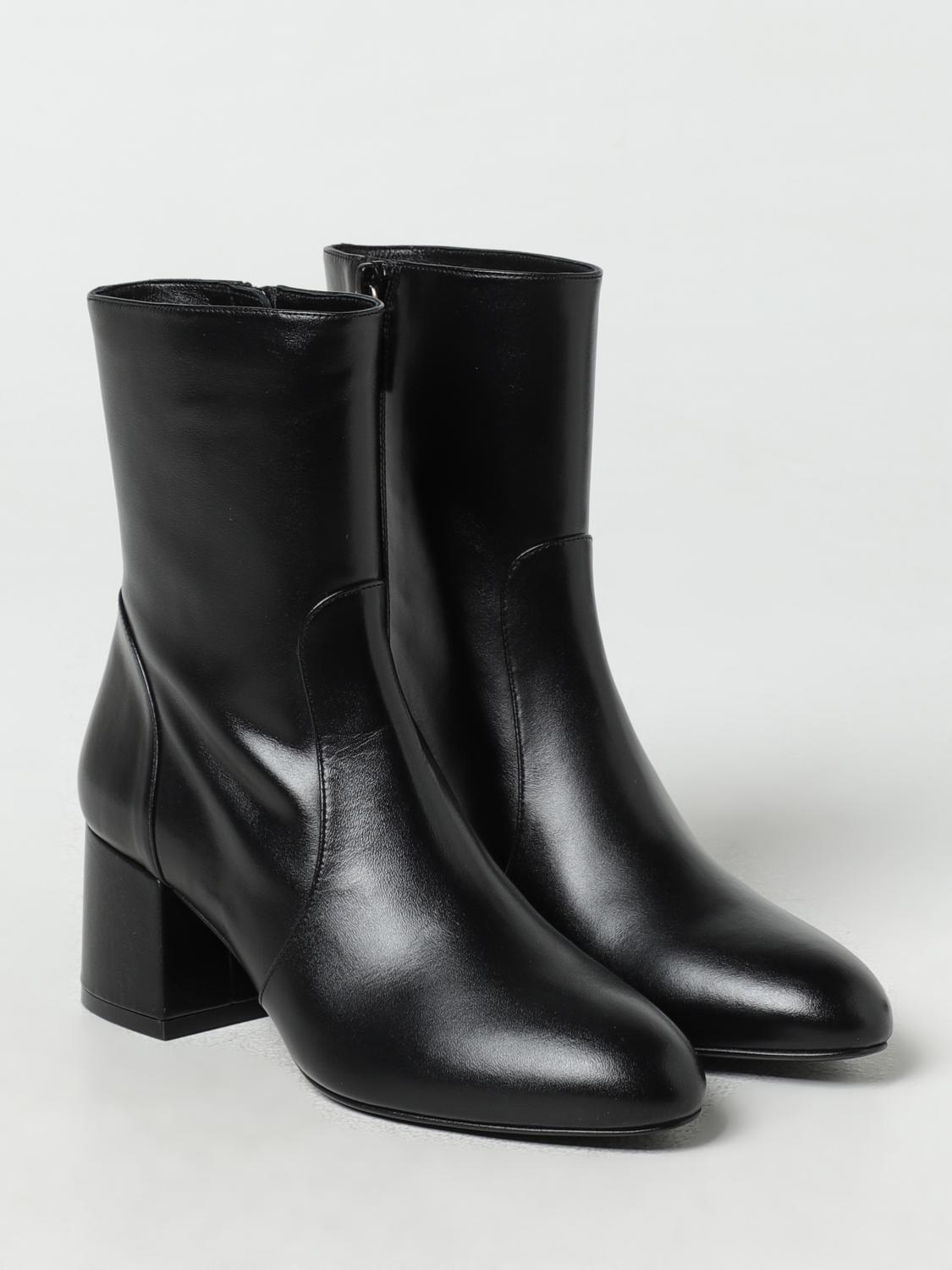 STUART WEITZMAN フラットショートブーツ: フラットショートブーツ レディース Stuart Weitzman, ブラック - Img 2