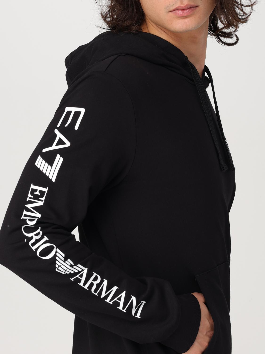 EA7 SWEATSHIRT: Sweatshirt men Ea7, Black - Img 4