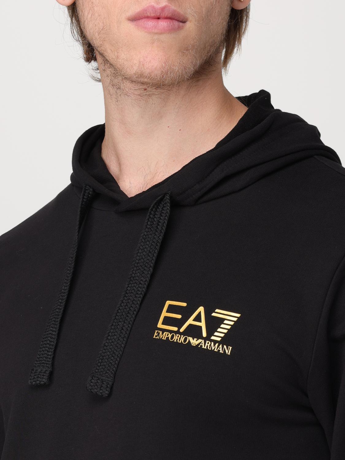 EA7 SWEATSHIRT: Sweatshirt herren Ea7, Schwarz 1 - Img 3