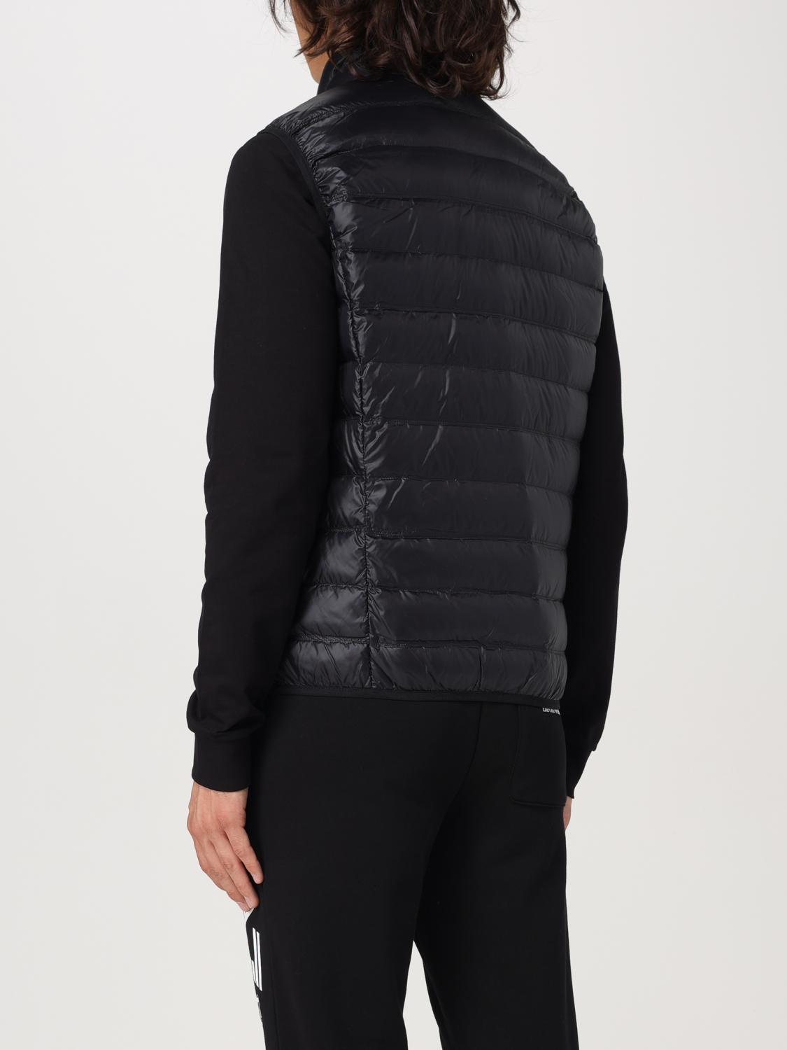 EA7 GILET: Gilet EA7 in nylon trapuntato , Nero 1 - Img 3