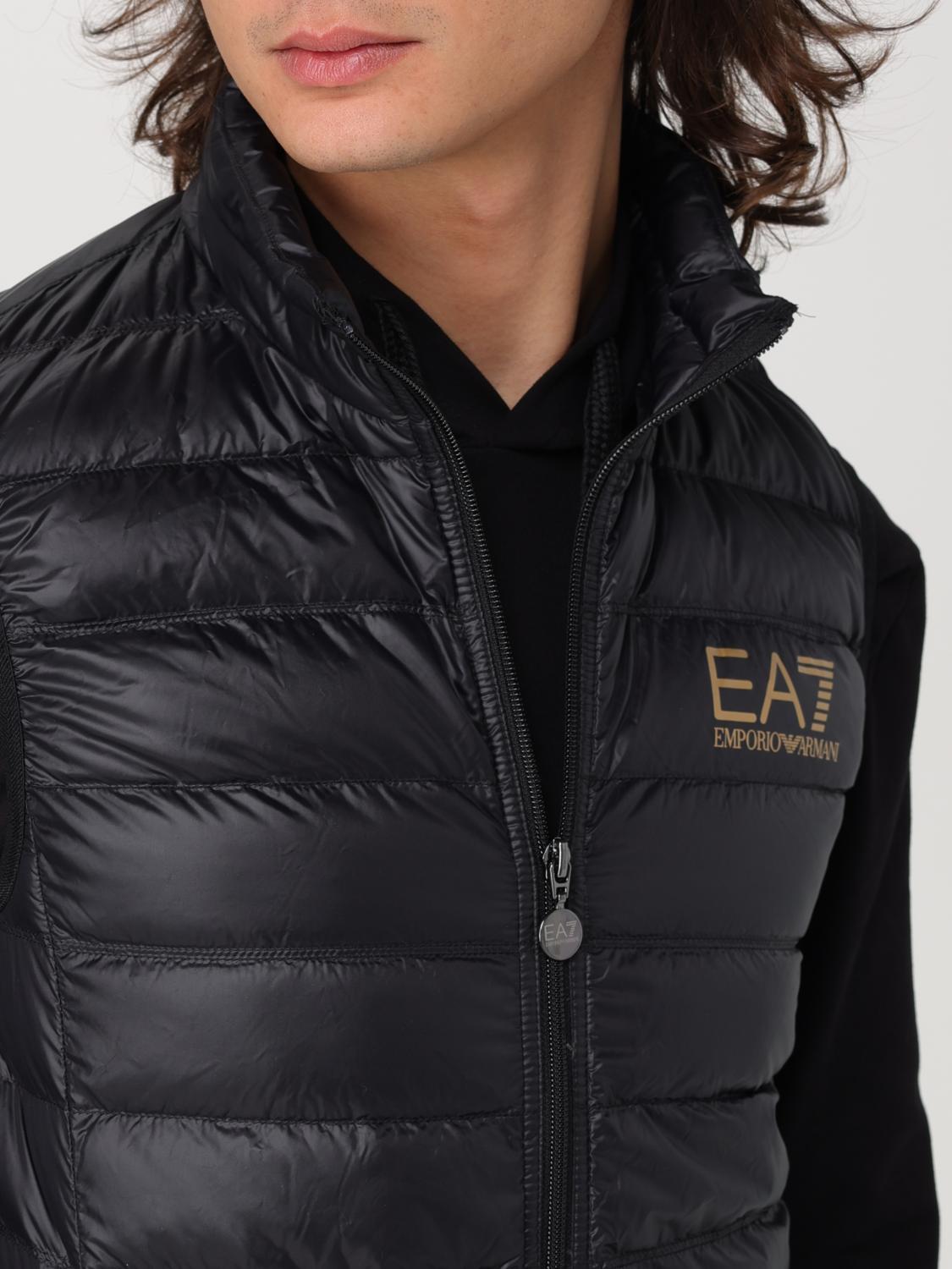 EA7 GILET: Gilet EA7 in nylon trapuntato , Nero 1 - Img 5