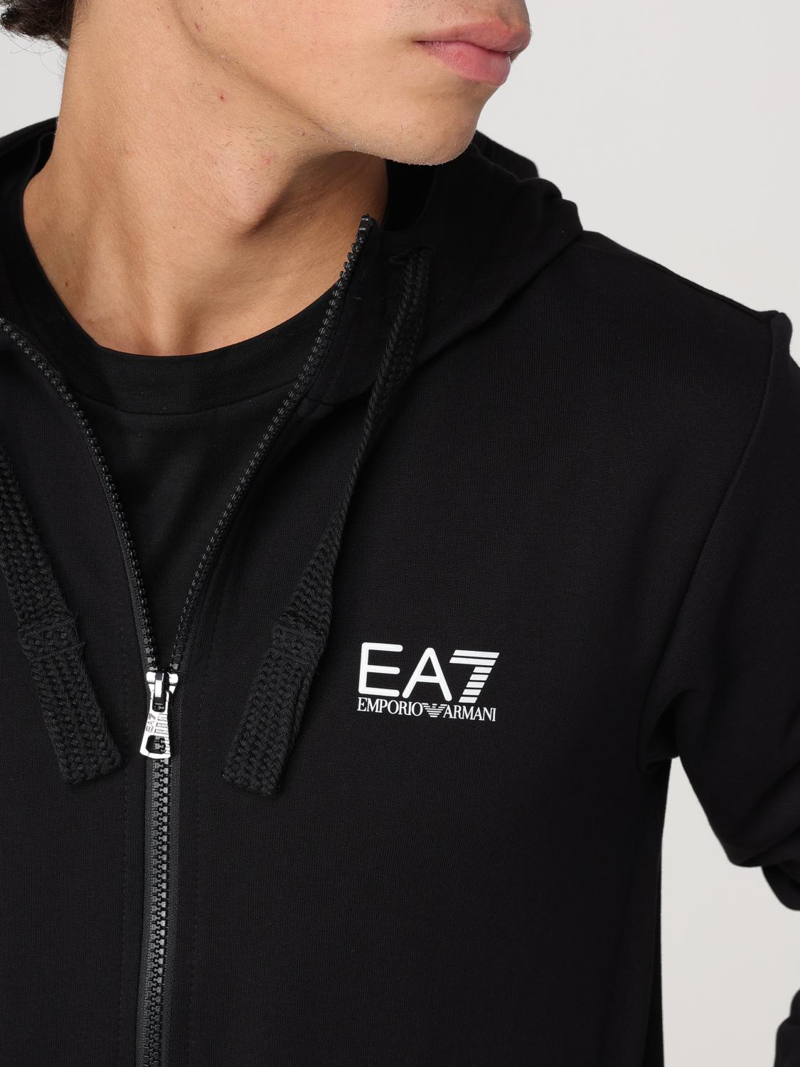 EA7 SWEAT: Sweat men Ea7, Black - Img 5