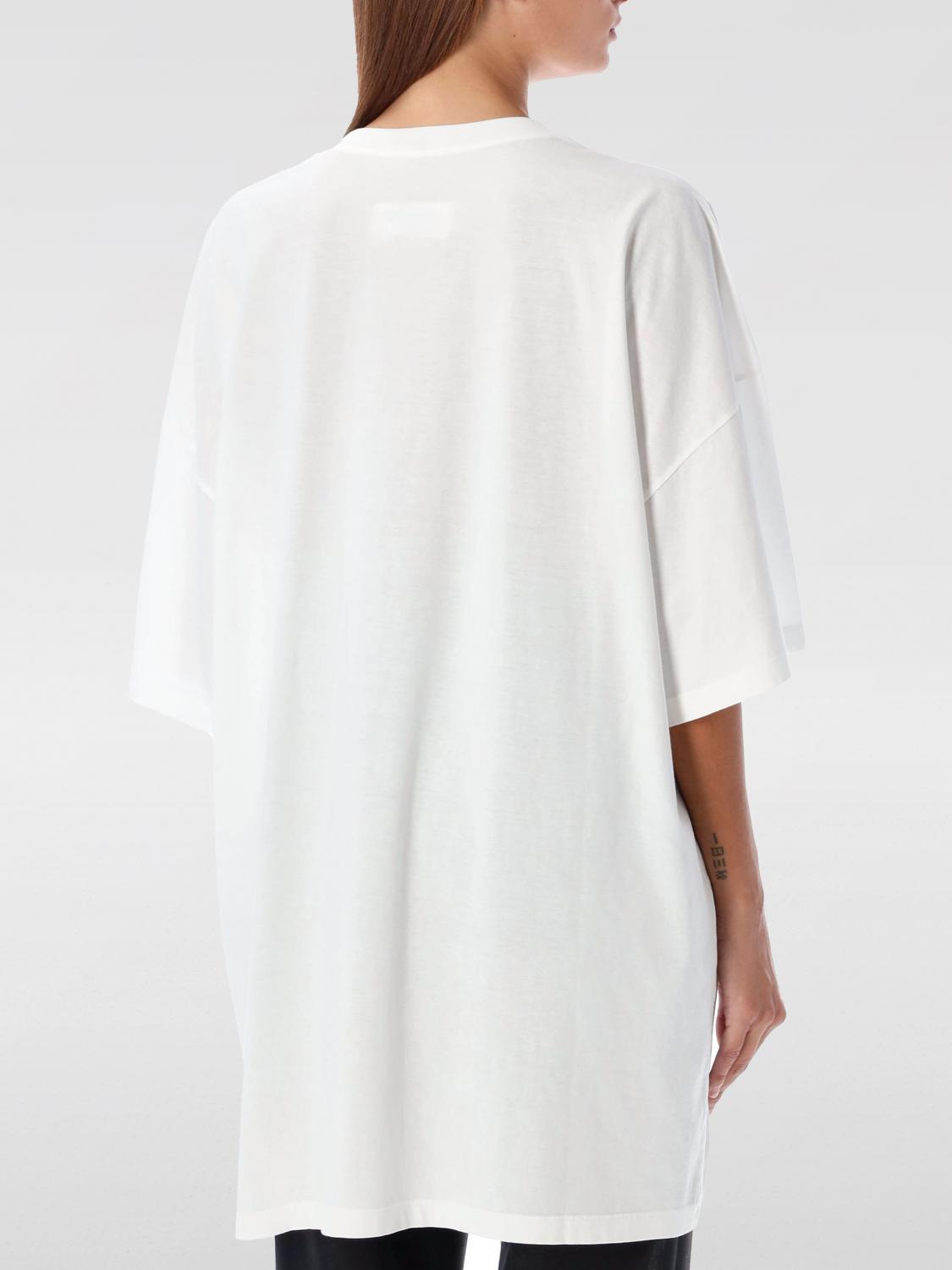 MM6 MAISON MARGIELA T-SHIRT: T-shirt woman Mm6 Maison Margiela, White - Img 2