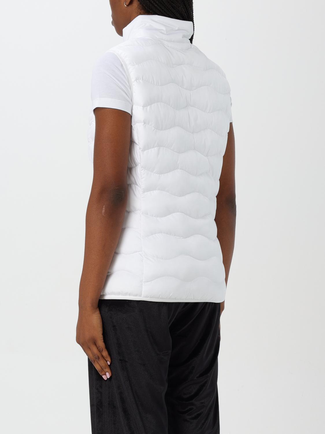 EA7 GILET: Gilet EA7 in nylon trapuntato , Bianco - Img 2