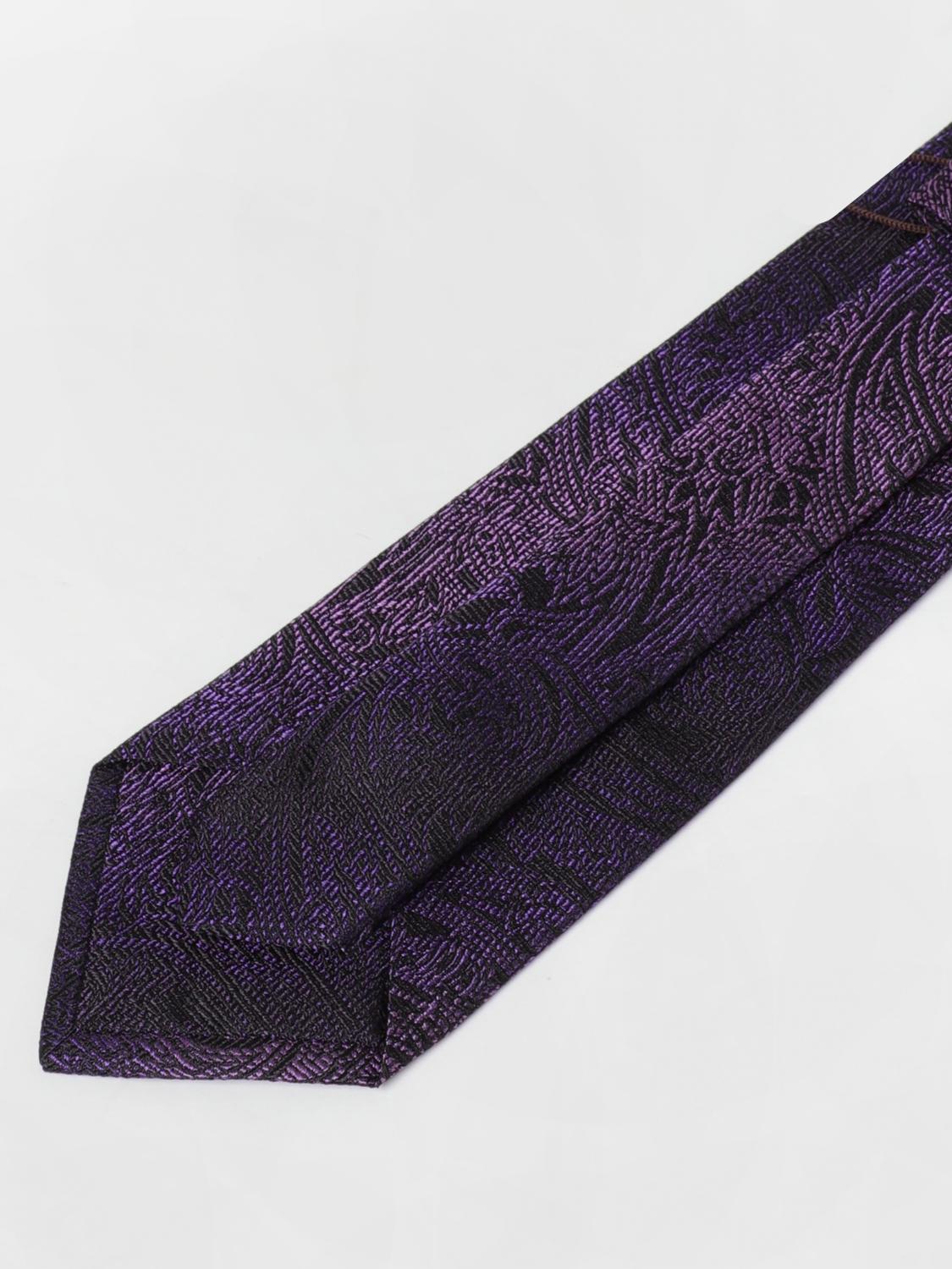 ETRO TIE: Tie men Etro, Violet - Img 2