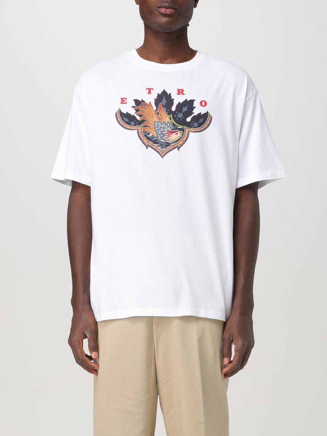 ETRO T-SHIRT: T-shirt men Etro, White - Img 1