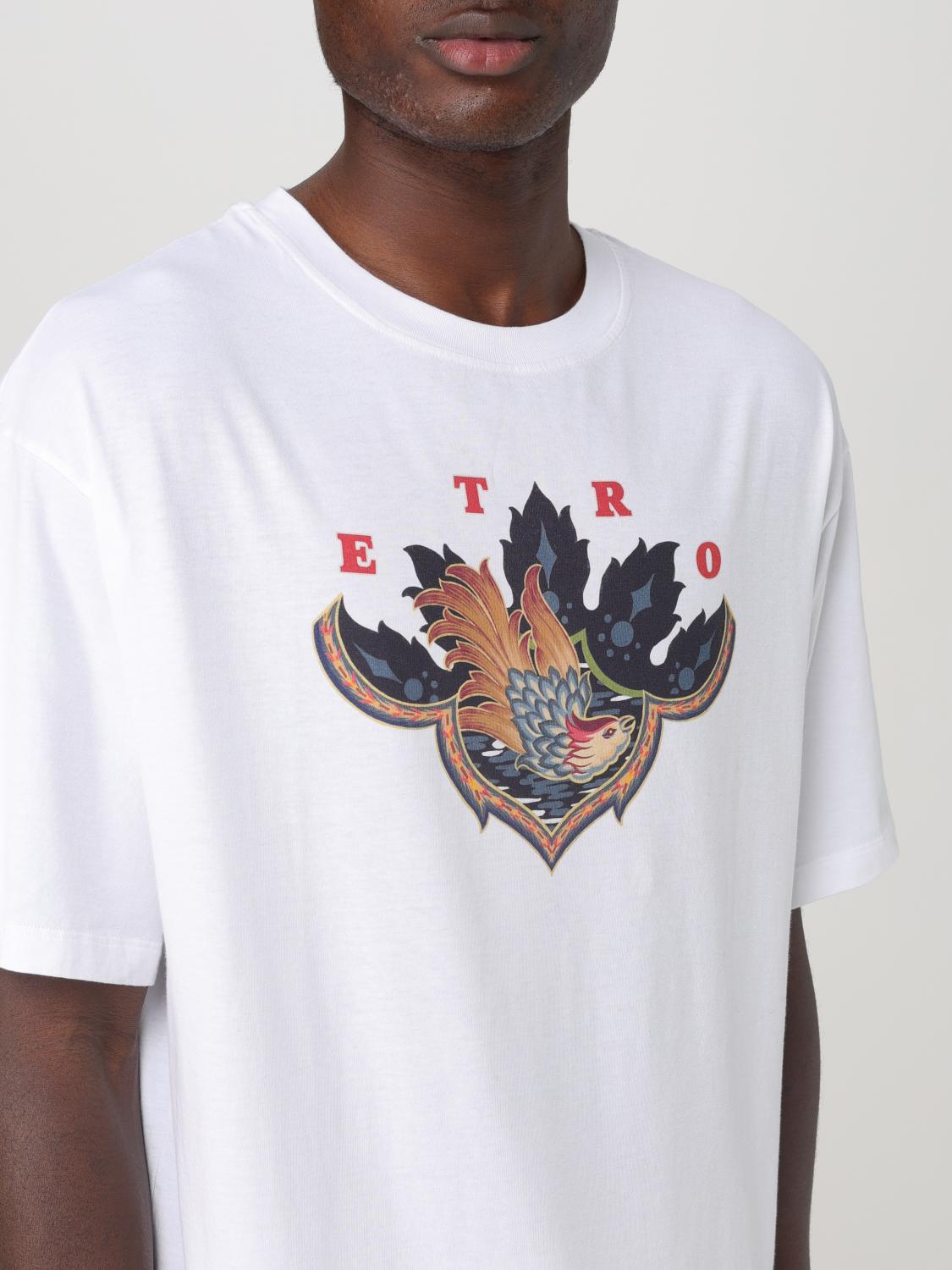 ETRO T-SHIRT: T-shirt men Etro, White - Img 5