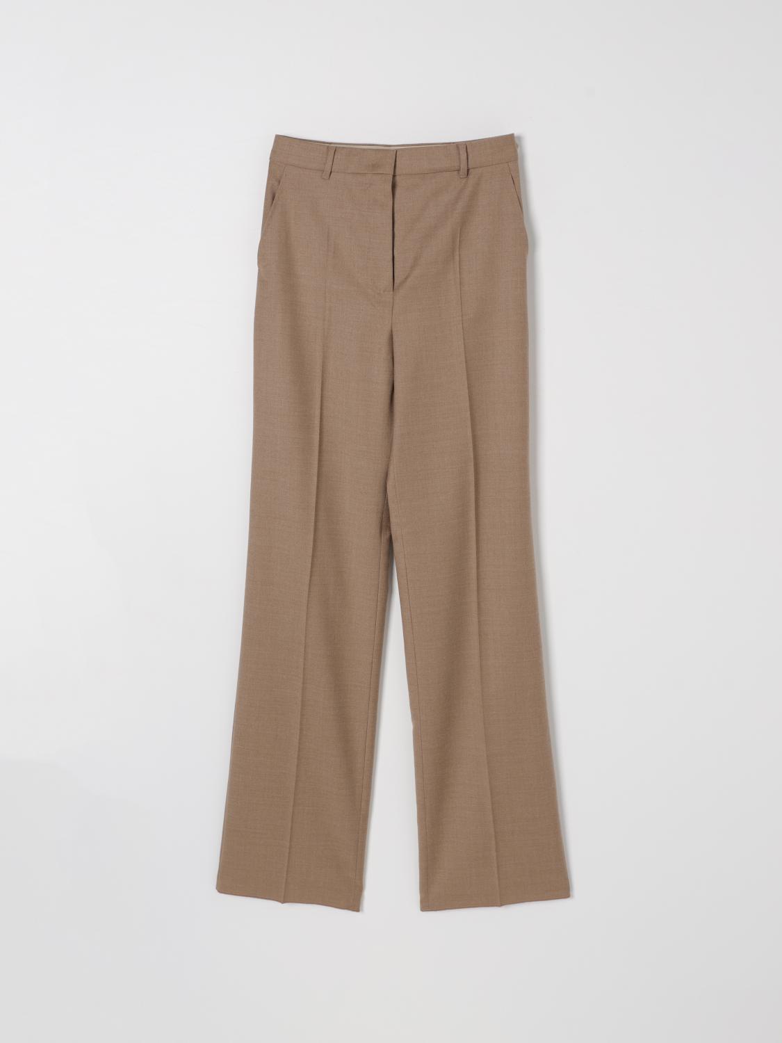 Max Mara Studio Outlet: Pants woman Max Mara - Camel | Max