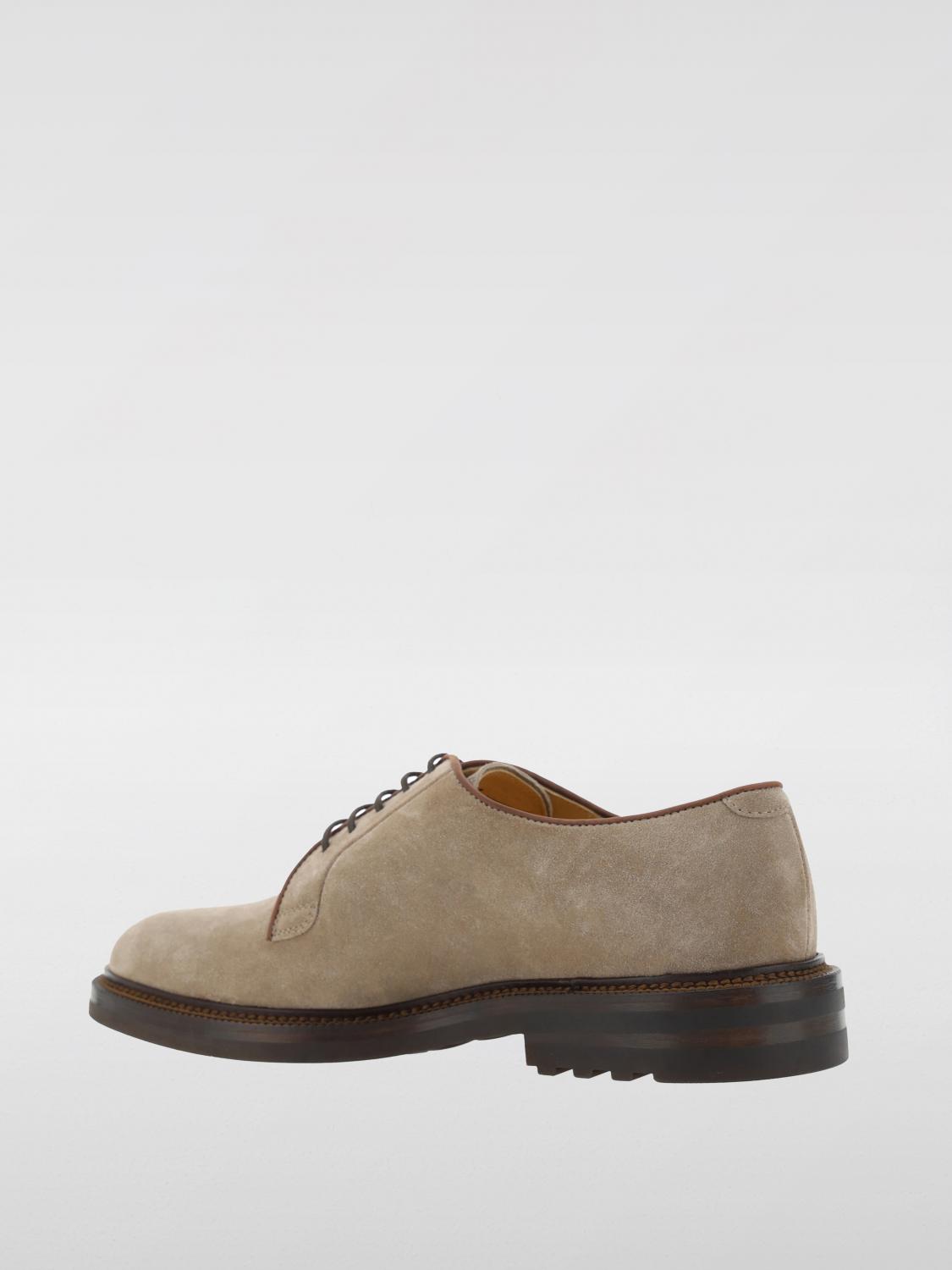 BRUNELLO CUCINELLI BROGUE SHOES: Shoes men Brunello Cucinelli, Beige - Img 3