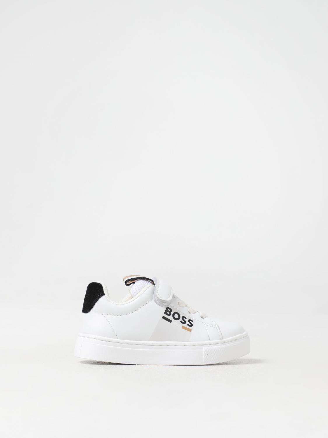 BOSS BASKETS: Baskets enfant Boss, Blanc - Img 1