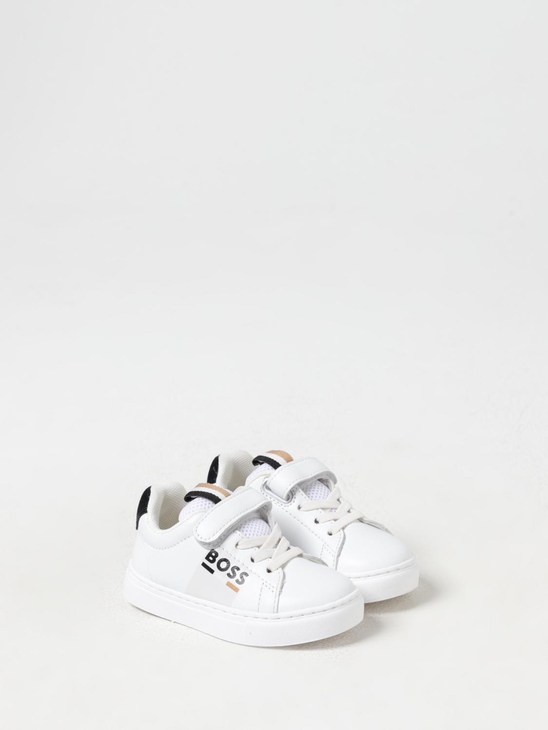 BOSS BASKETS: Baskets enfant Boss, Blanc - Img 2