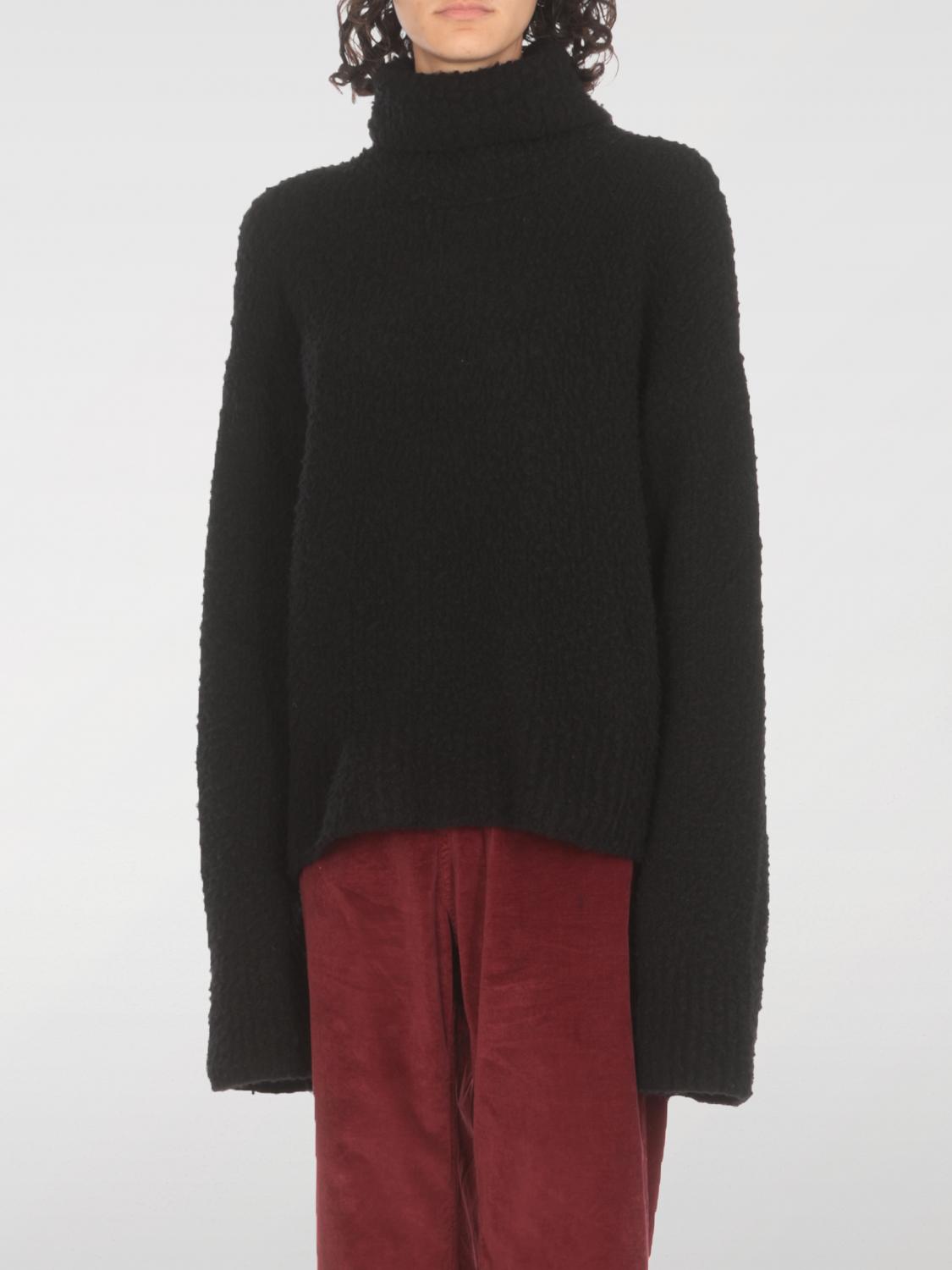 UMA WANG MAGLIA: Pullover Uma Wang in misto lana , Nero - Img 1