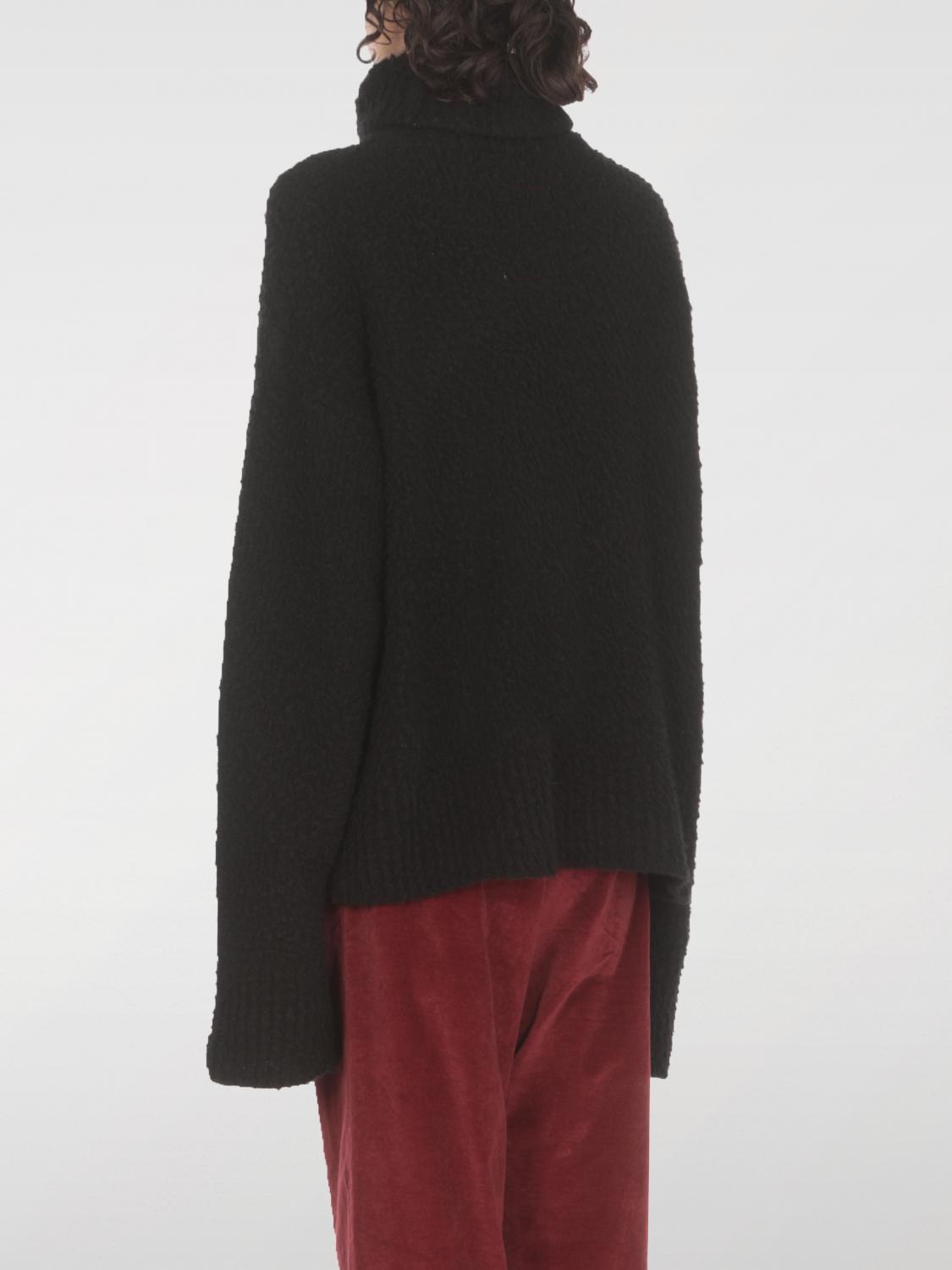 UMA WANG MAGLIA: Pullover Uma Wang in misto lana , Nero - Img 3