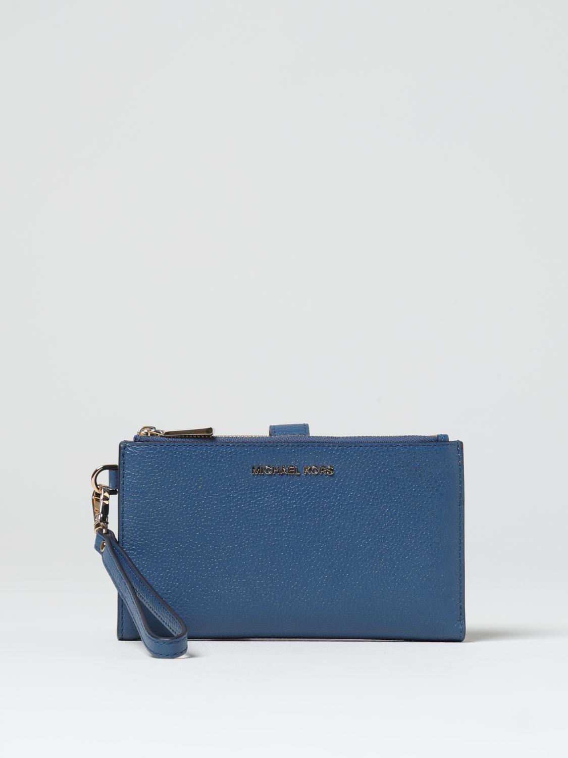 MICHAEL KORS WALLET: Mini bag woman Michael Kors, Blue - Img 1