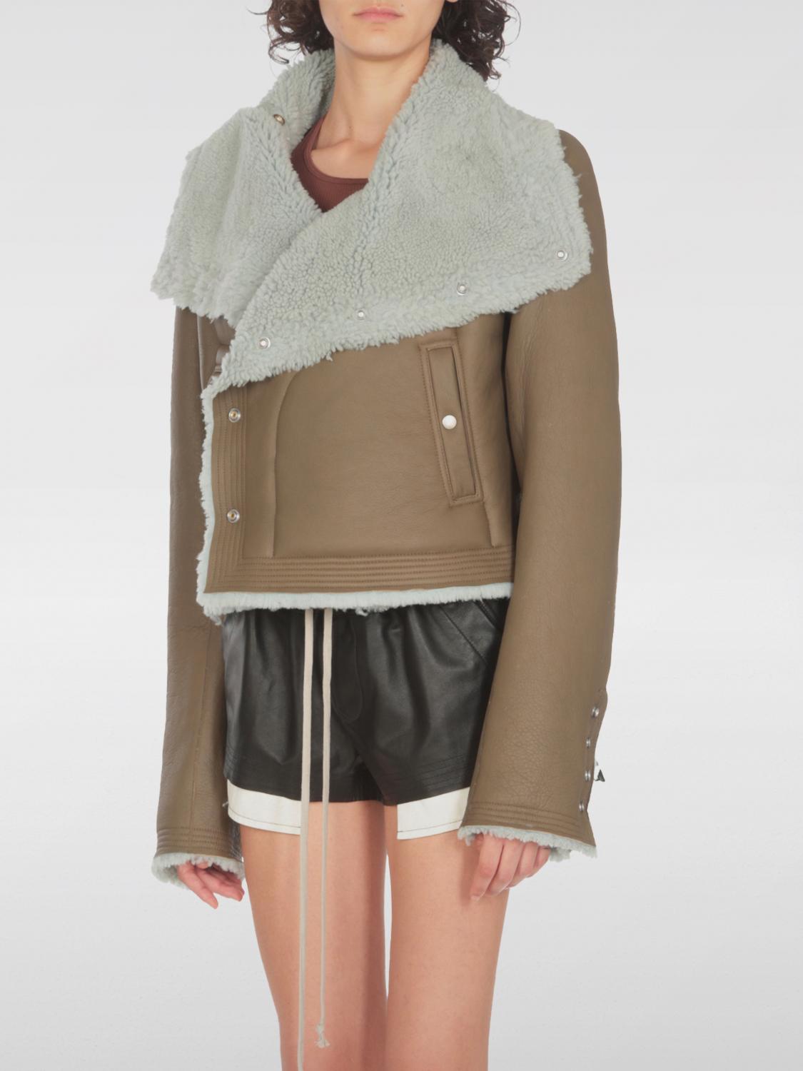 RICK OWENS JACKET: Jacket woman Rick Owens, Green - Img 1