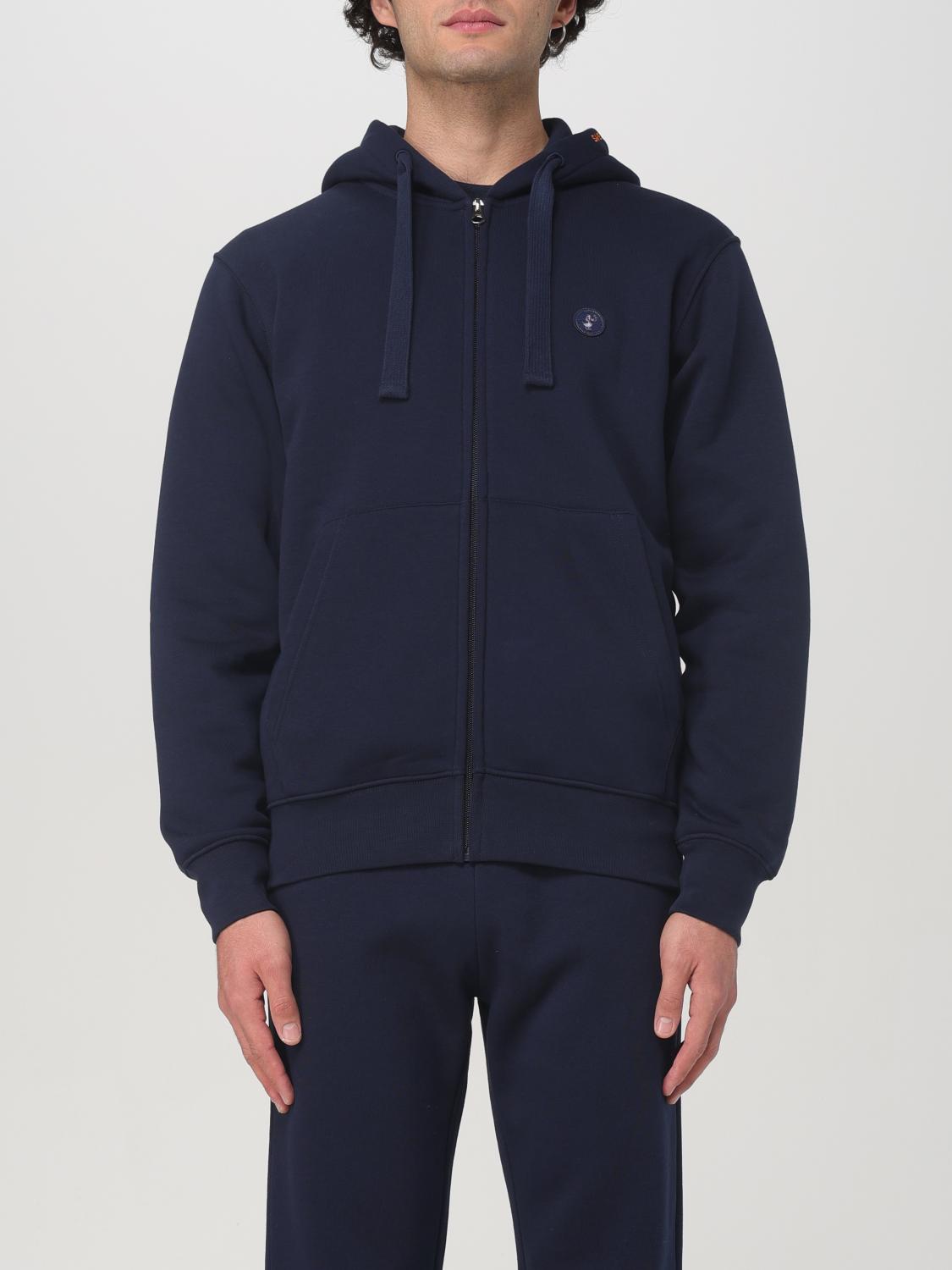 SAVE THE DUCK SWEATSHIRT: Sweater men Save The Duck, Blue - Img 1