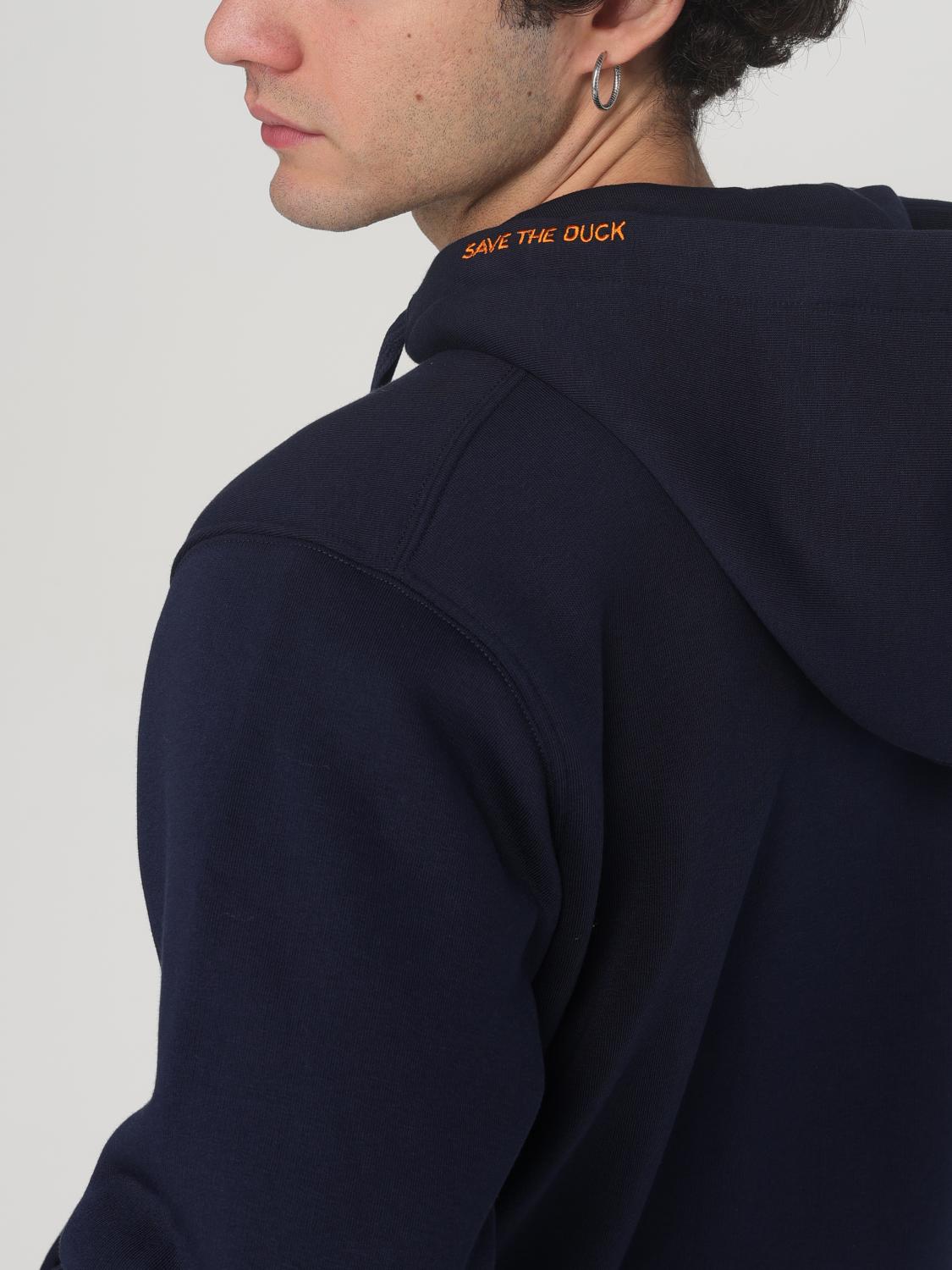 SAVE THE DUCK SWEATSHIRT: Sweater men Save The Duck, Blue - Img 5