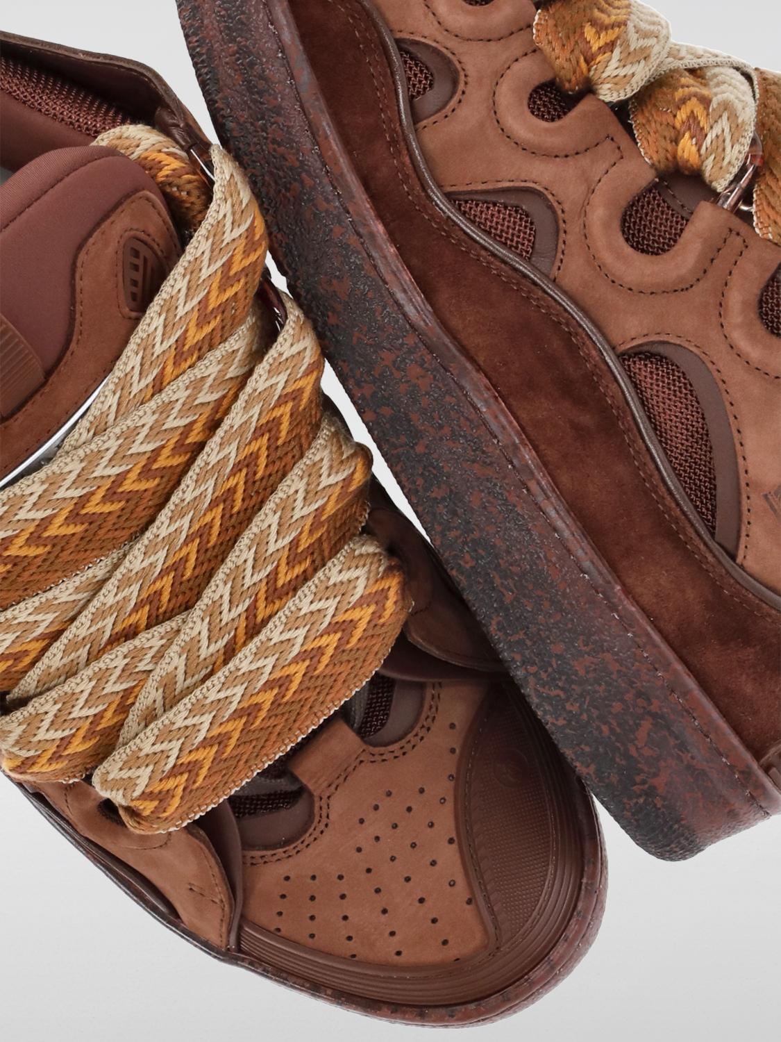 Lanvin Sneakers men - Brown | FMSKRK11DRATA24 | GIGLIO.COM