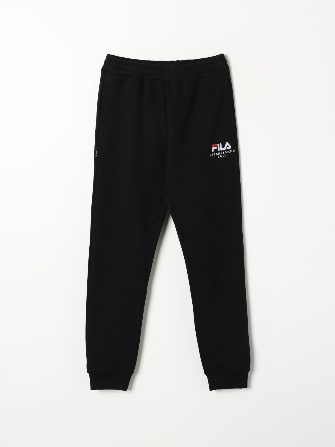 FILA PANTALONE: Pantalone sportivo con logo Fila, Nero - Img 1