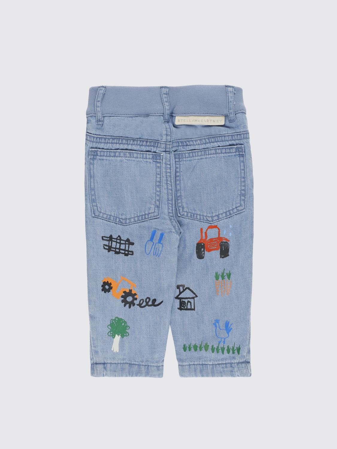 STELLA MCCARTNEY KIDS 팬츠: 팬츠 남아 Stella McCartney Kids, 블루 - Img 2