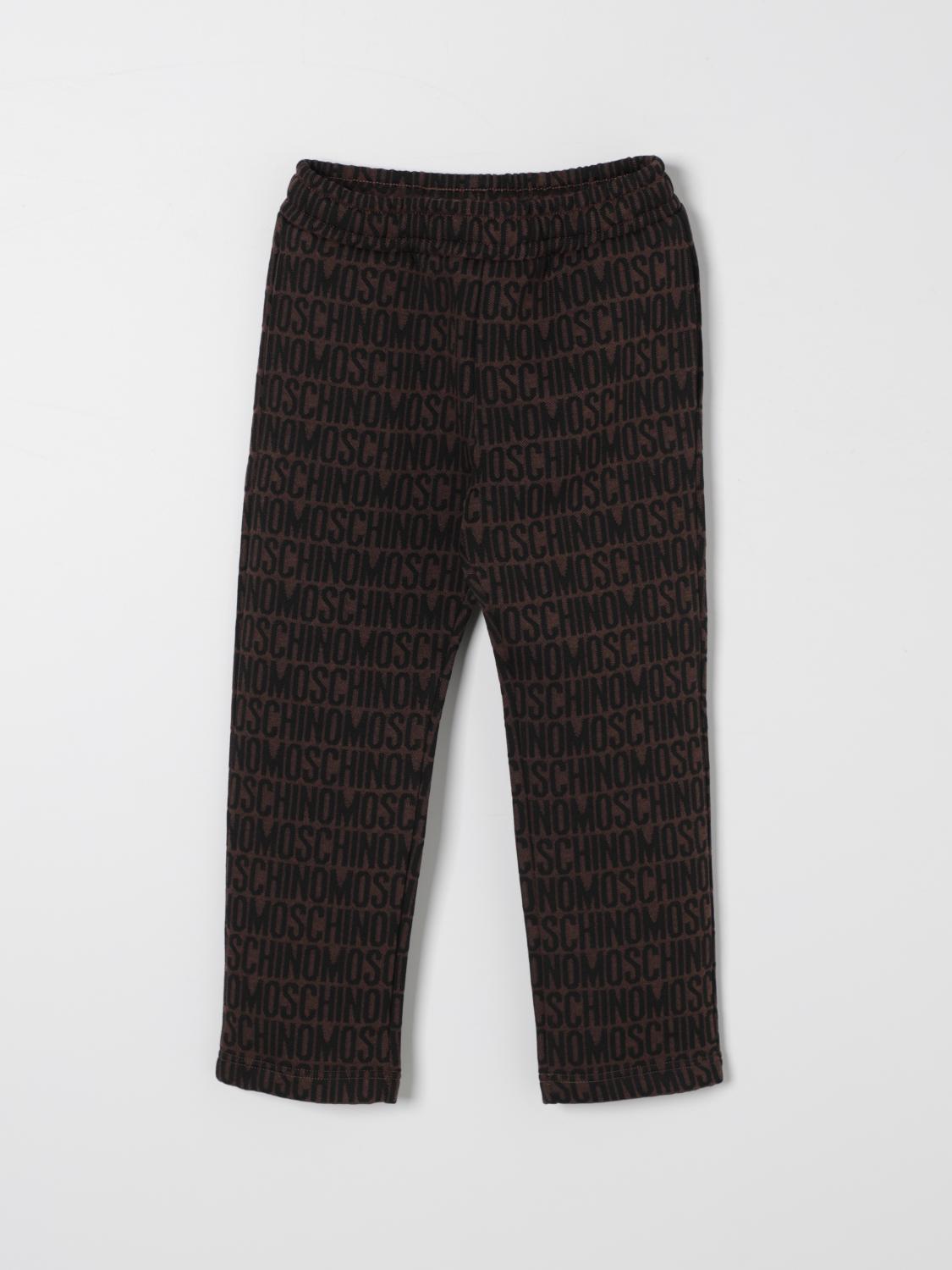 MOSCHINO PANTALONE: Pantalone bambino Moschino, Marrone - Img 1