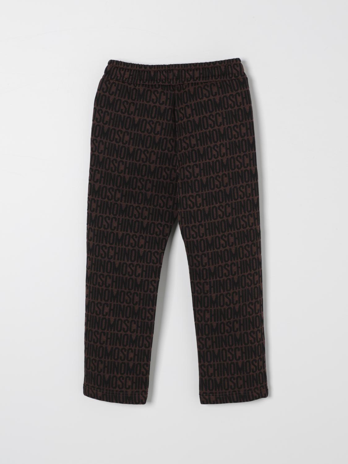 MOSCHINO PANTALONE: Pantalone bambino Moschino, Marrone - Img 2