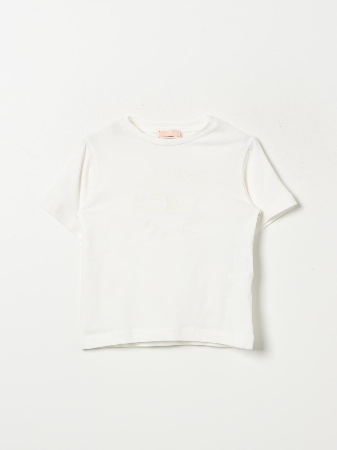 ELISABETTA FRANCHI LA MIA BAMBINA T-SHIRT: T-shirt kinder Elisabetta Franchi La Mia Bambina, Yellow Cream - Img 1