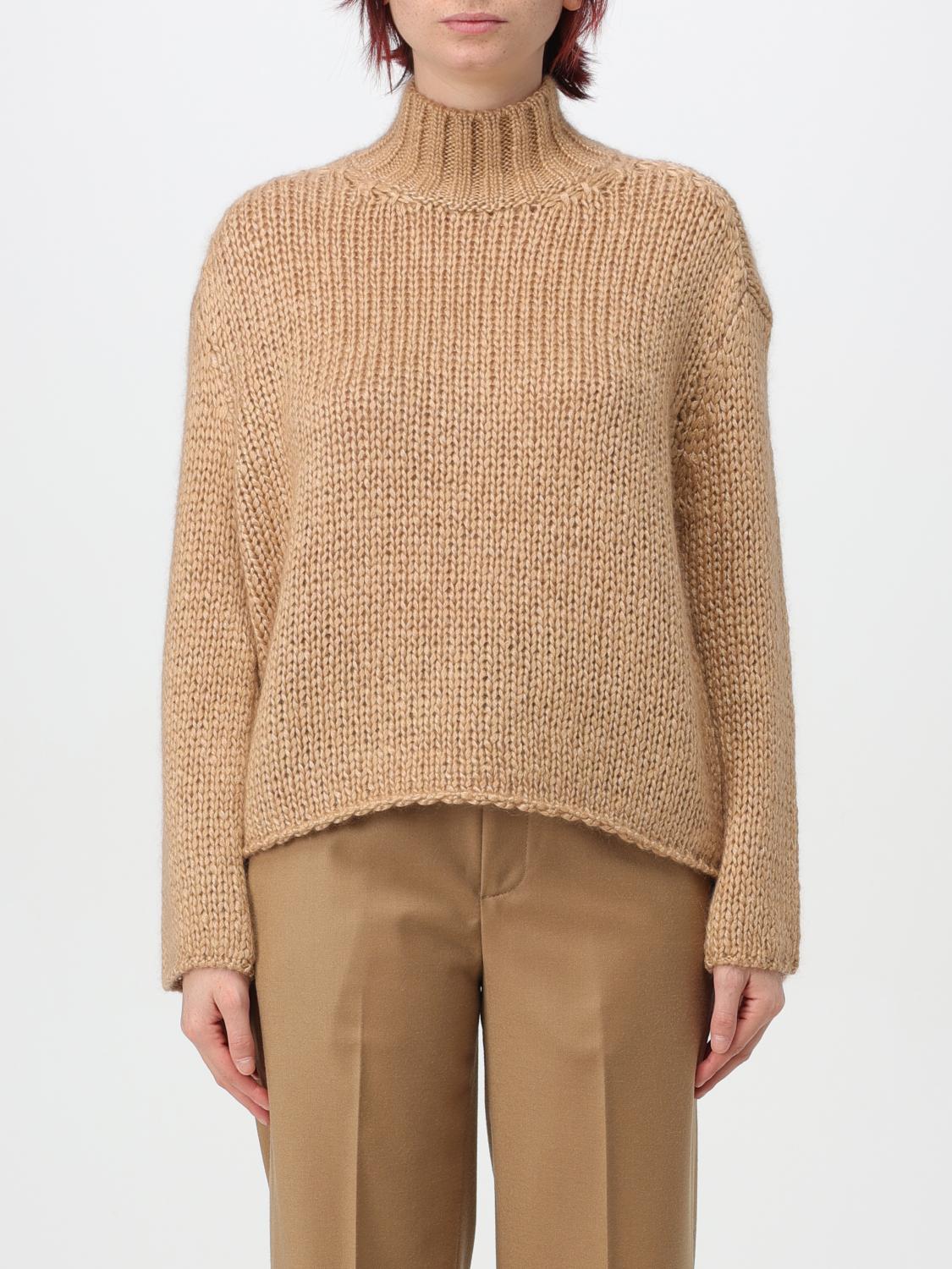 FORTE FORTE JERSEY: Jersey mujer Forte Forte, Camello - Img 1