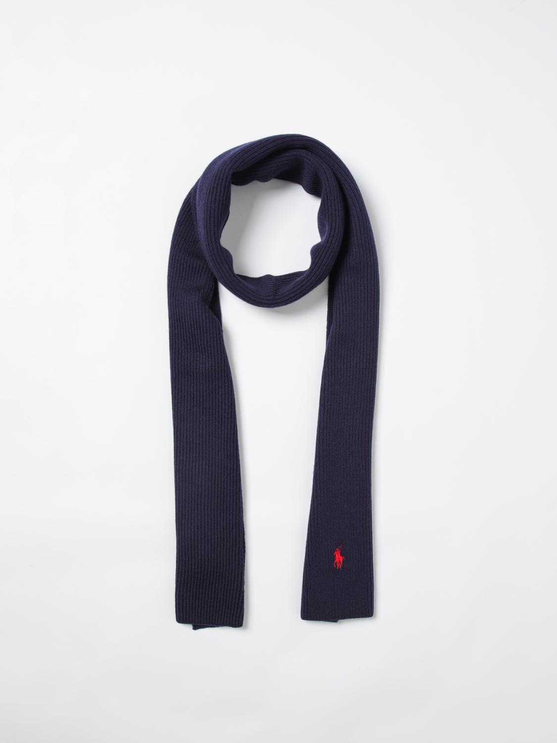 POLO RALPH LAUREN SCARF: Scarf men Polo Ralph Lauren, Blue - Img 2