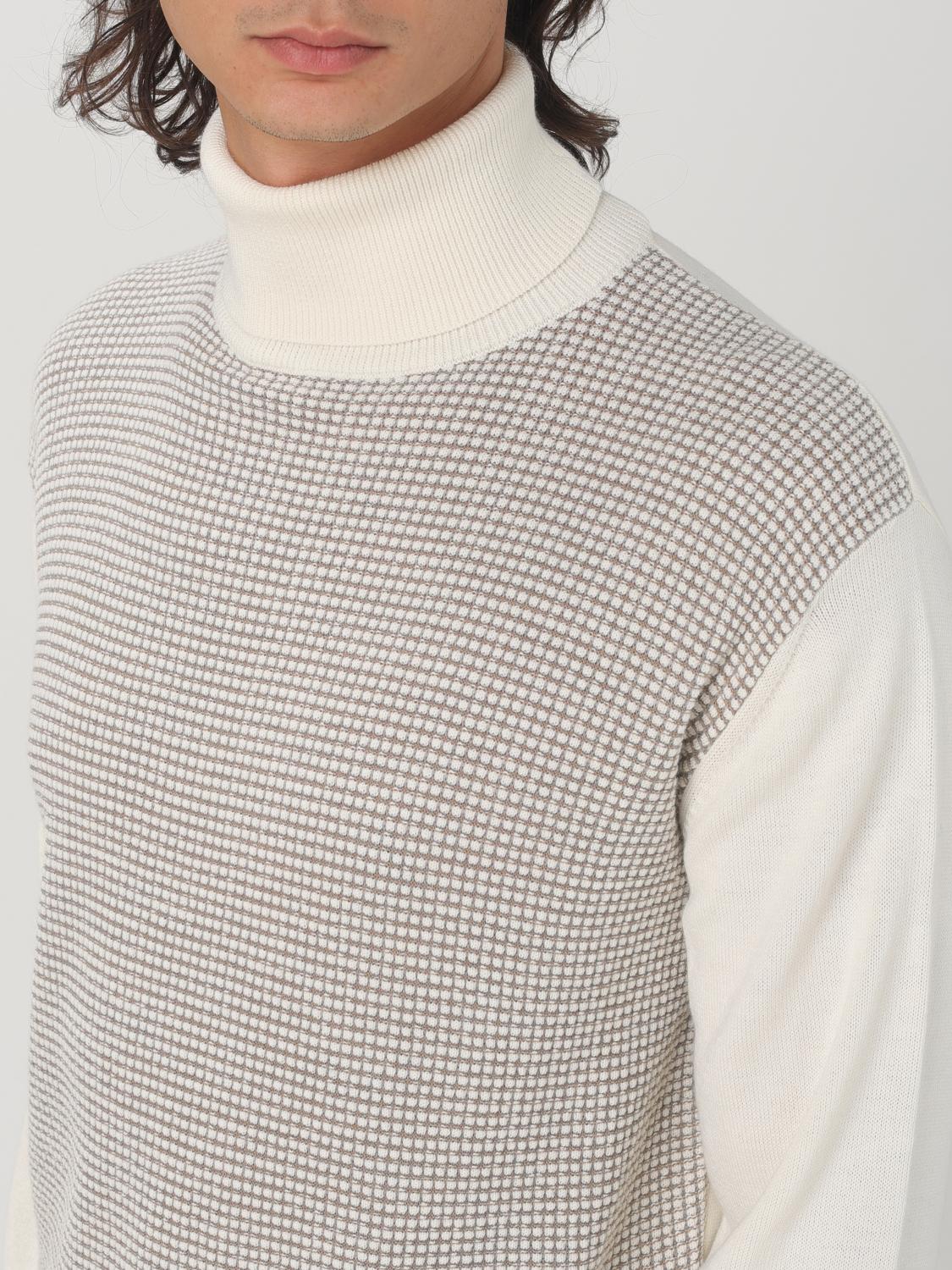 MANUEL RITZ SWEATER: Sweater men Manuel Ritz, Beige - Img 3