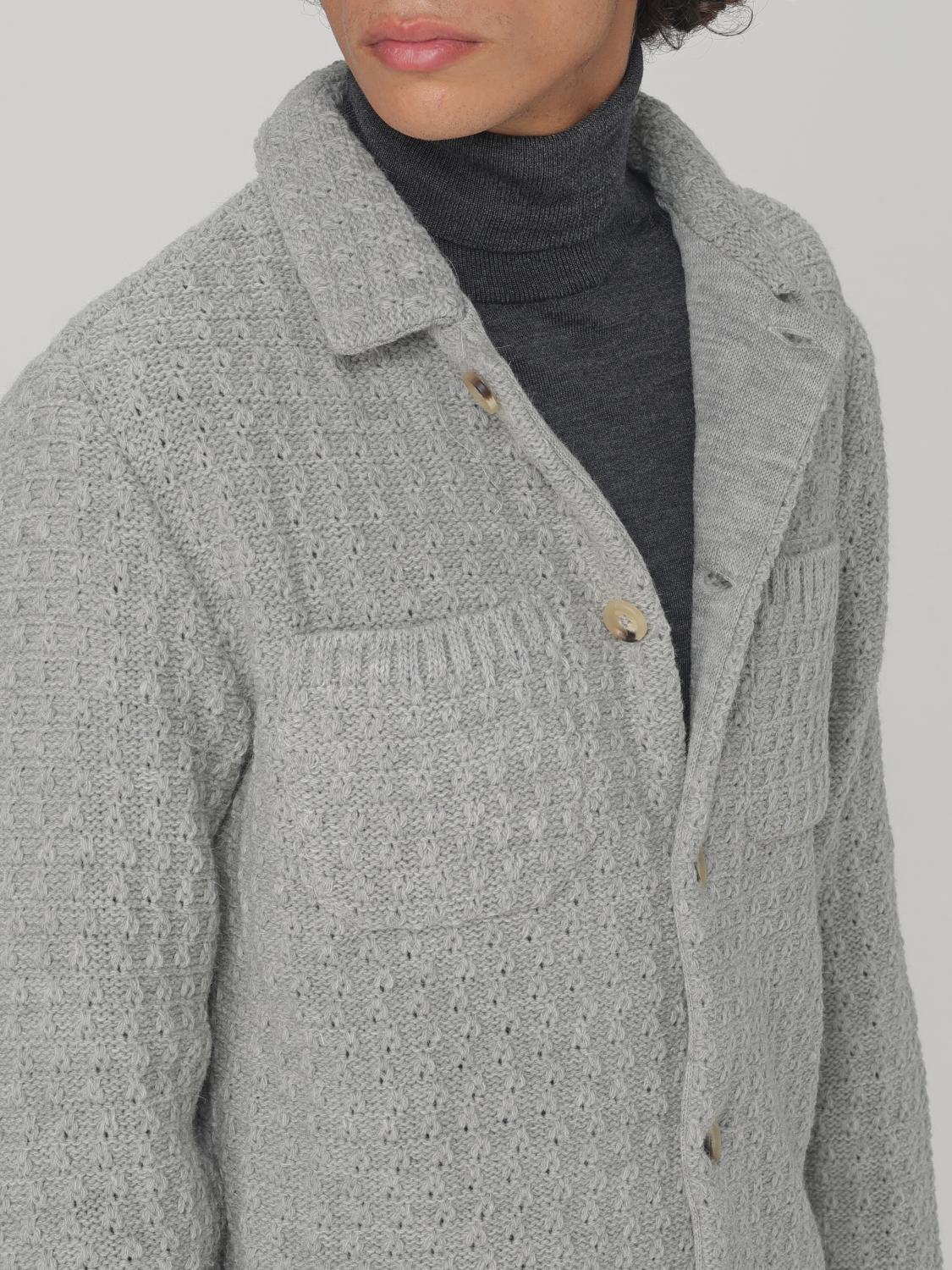 MANUEL RITZ CARDIGAN: Sweater men Manuel Ritz, Grey - Img 4