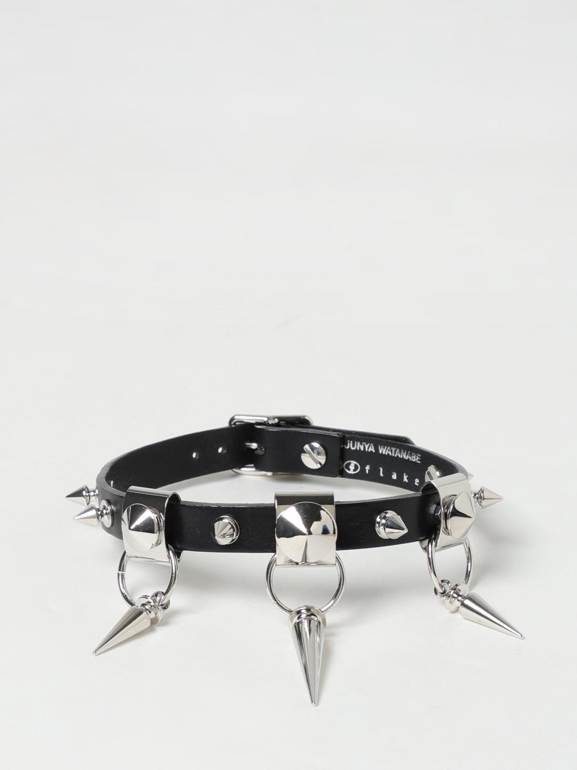 Giglio Choker Junya Watanabe in pelle con borchie