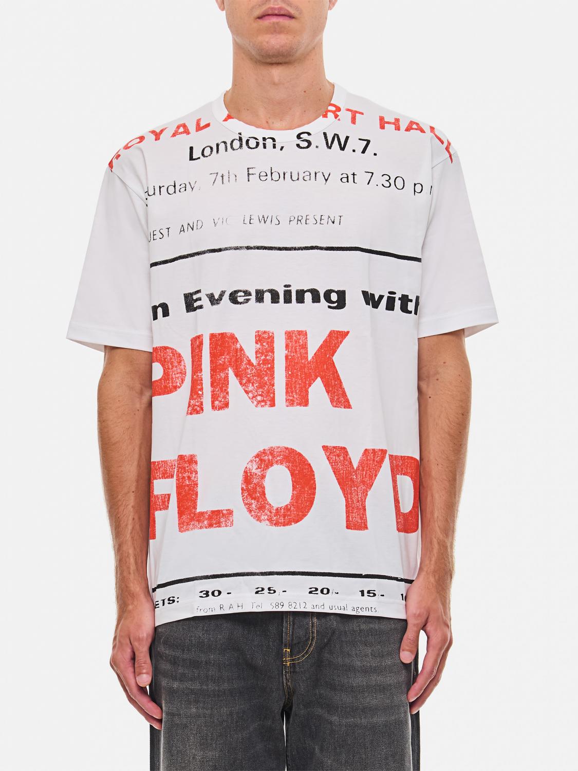 Giglio T-shirt Pink Floyd Junya Watanabe in cotone con stampa grafica