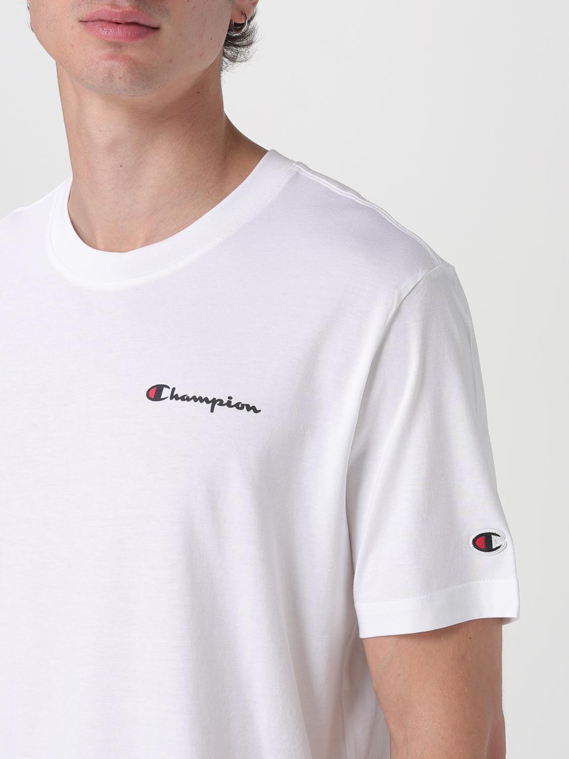 CHAMPION T-SHIRT: T-shirt men Champion, White - Img 3