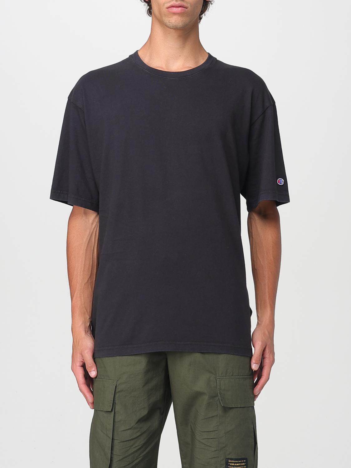 CHAMPION T-SHIRT: T-shirt men Champion, Black - Img 1