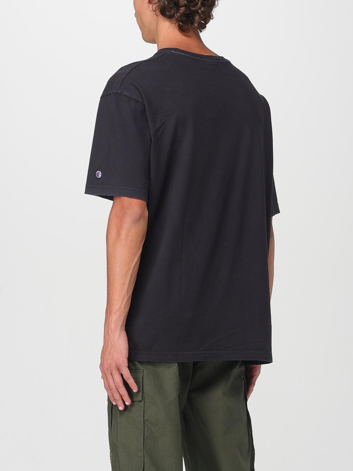 CHAMPION T-SHIRT: T-shirt men Champion, Black - Img 2