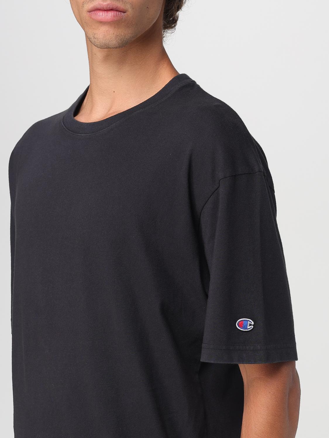 CHAMPION T-SHIRT: T-shirt men Champion, Black - Img 3