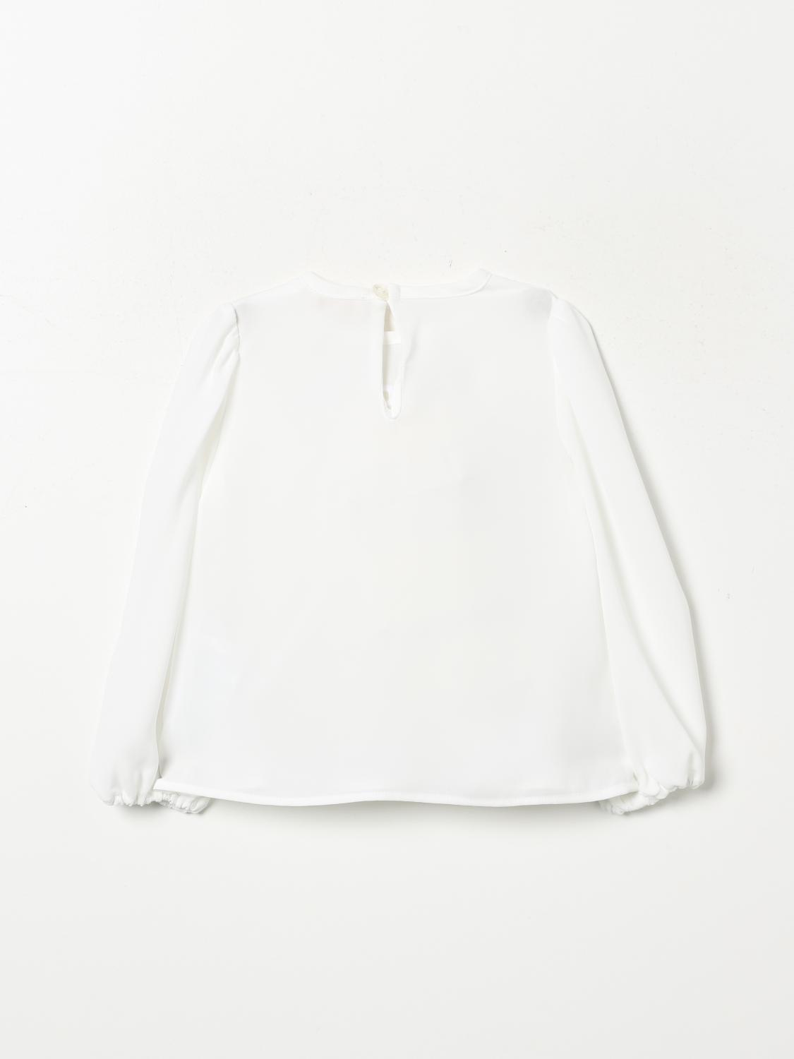 ELISABETTA FRANCHI LA MIA BAMBINA BLUSE: Bluse kinder Elisabetta Franchi La Mia Bambina, Yellow Cream - Img 2