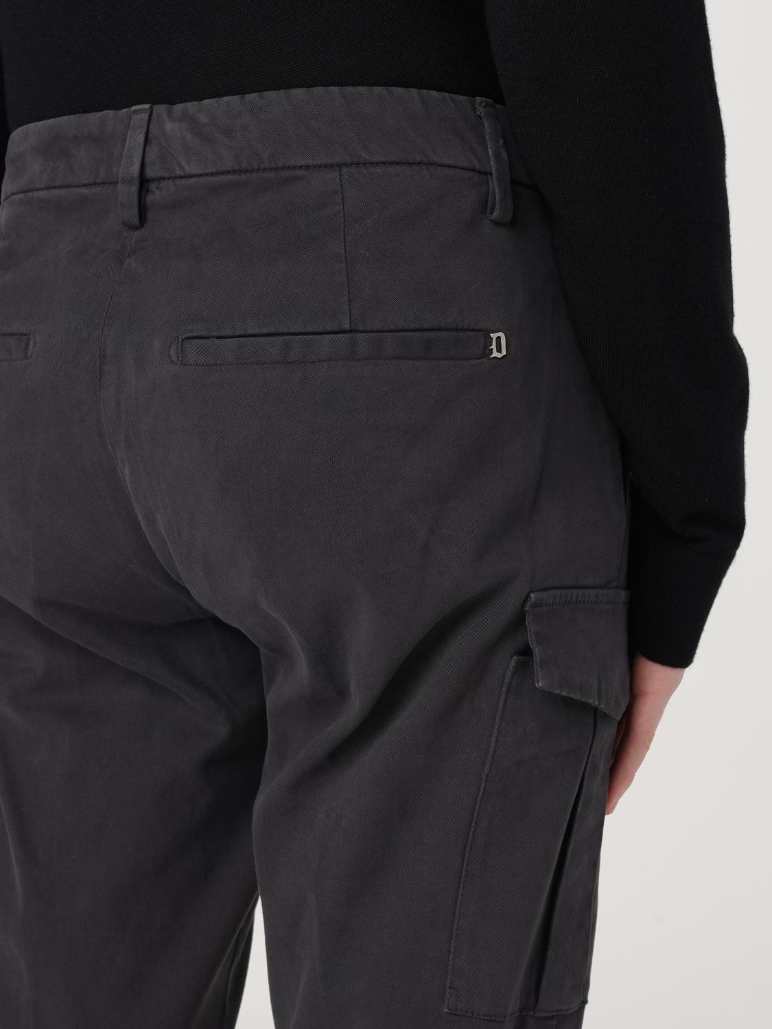 DONDUP PANTS: Pants men Dondup, Charcoal - Img 3