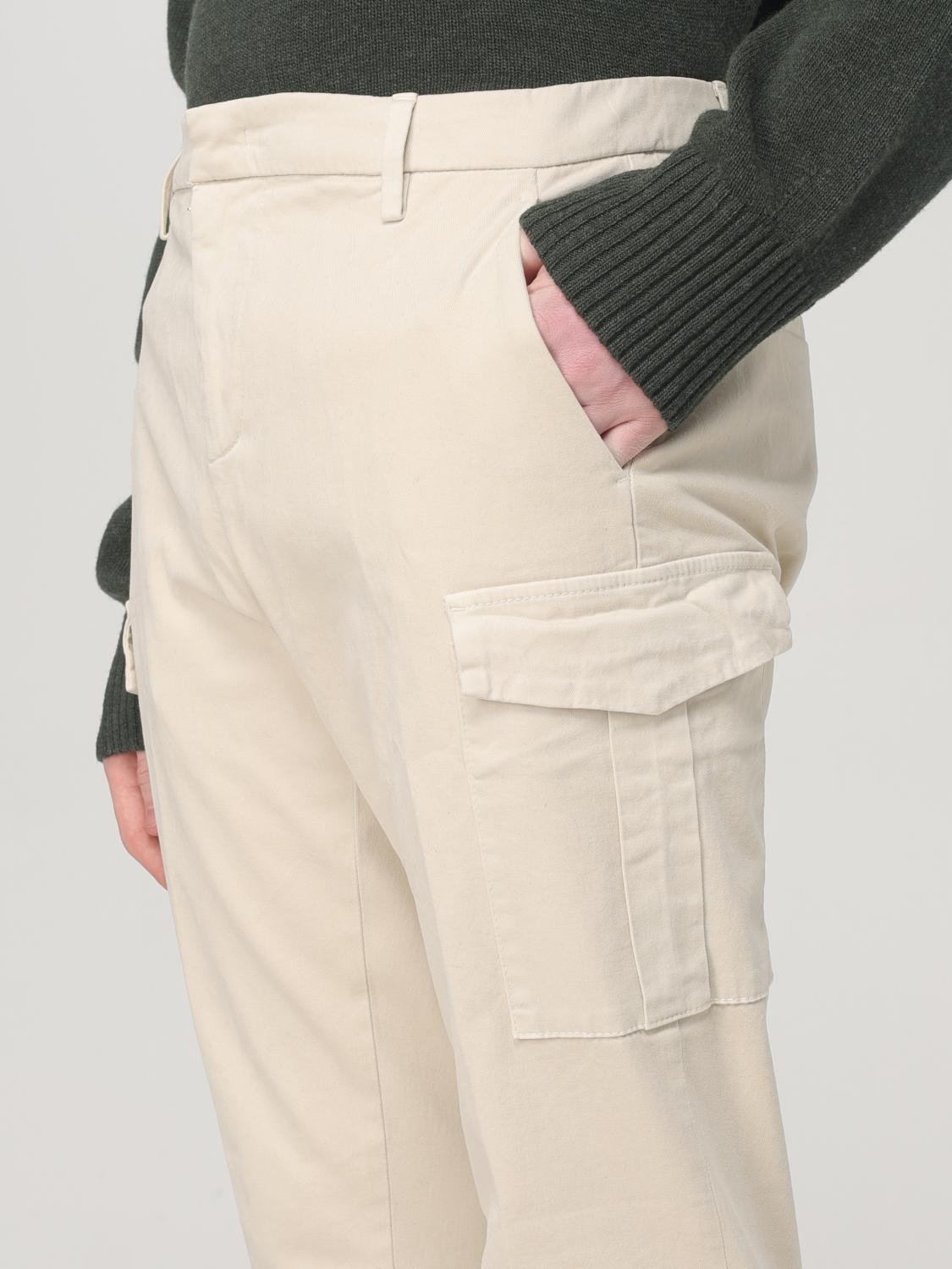 DONDUP PANTS: Pants men Dondup, Ivory - Img 3