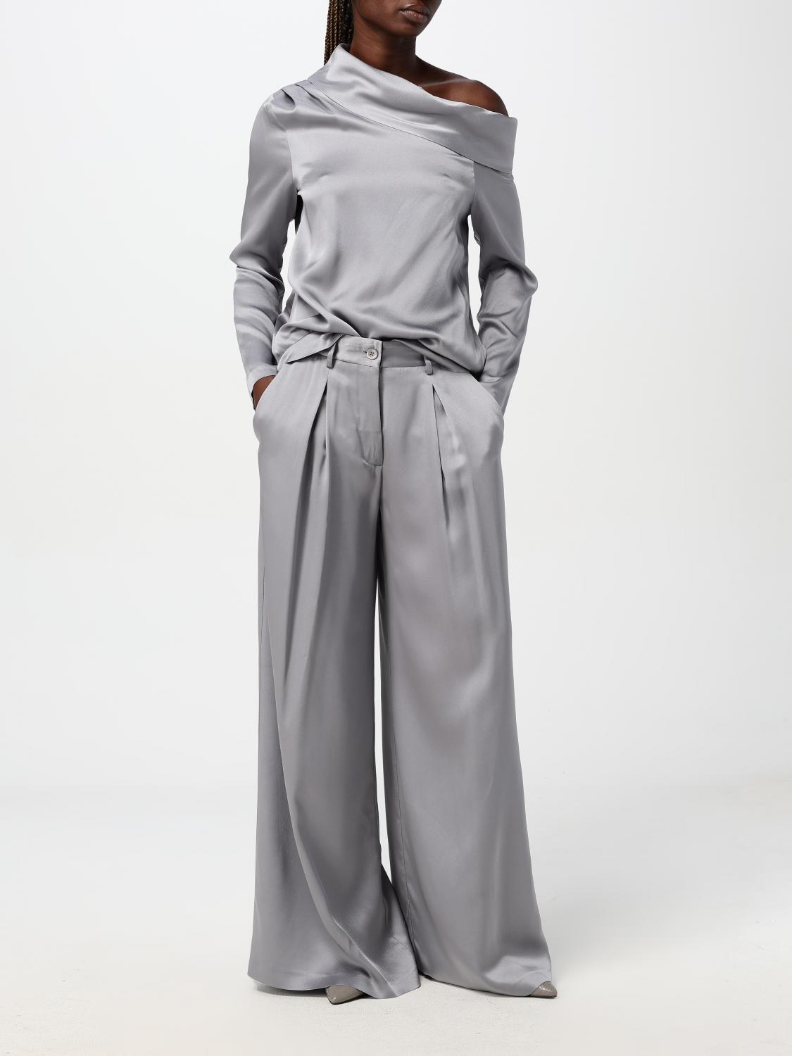 SEMICOUTURE PANTS: Pants woman Semicouture, Grey - Img 2