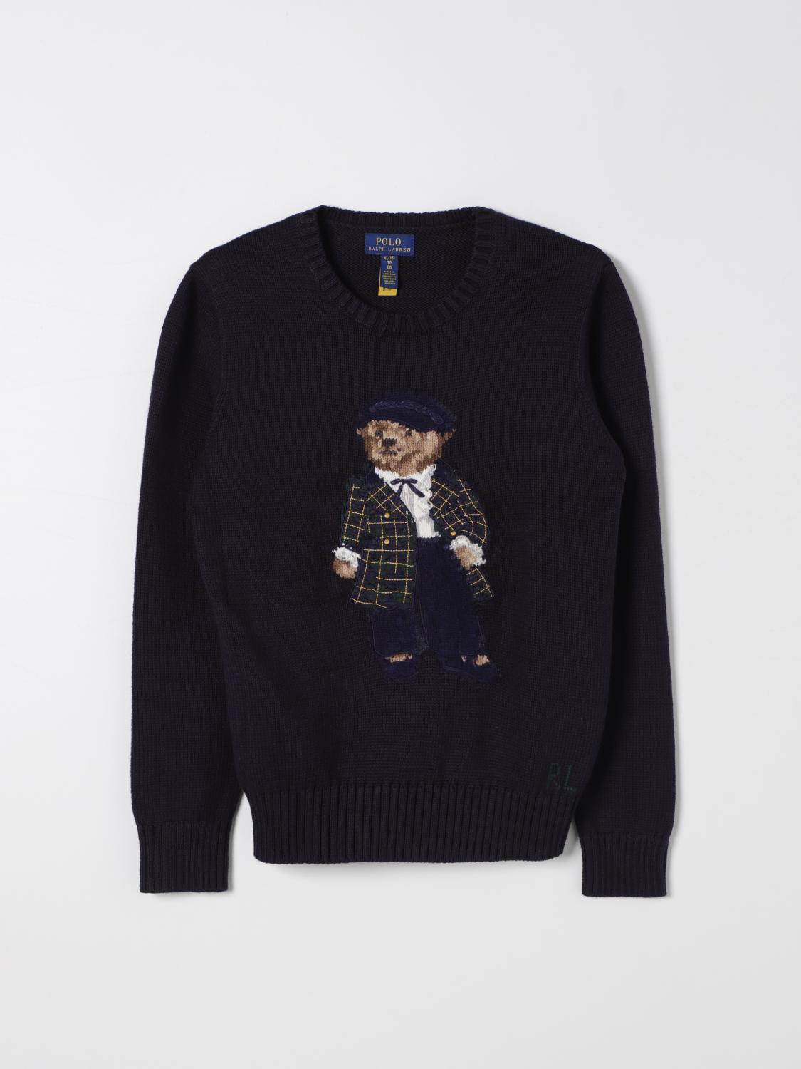 POLO RALPH LAUREN SWEATER: Sweater kids Polo Ralph Lauren, Blue - Img 1