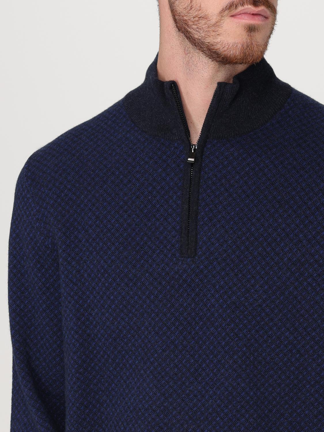BOSS PULL: Pull homme Boss, Bleu - Img 3