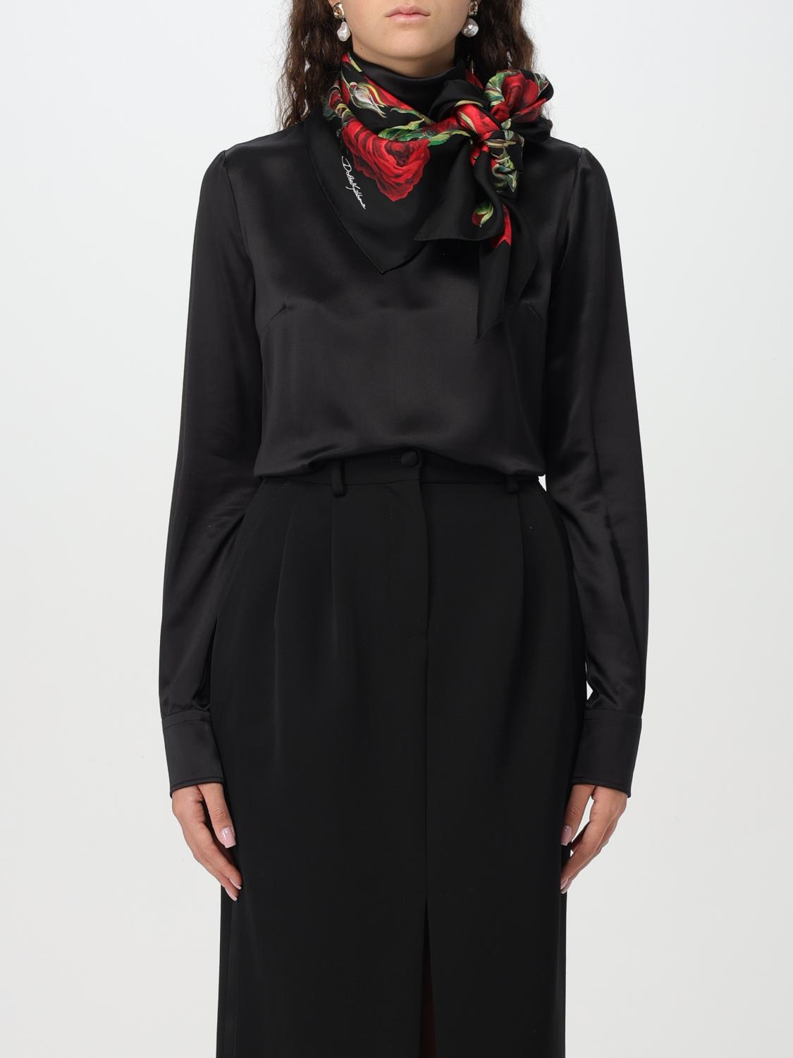 スカーフ DOLCE & GABBANA Woman Neck scarf Black FN090RGDCLC HN5GF DOLCE & GABBANA: Scarf woman - Black | Dolce & Gabbana