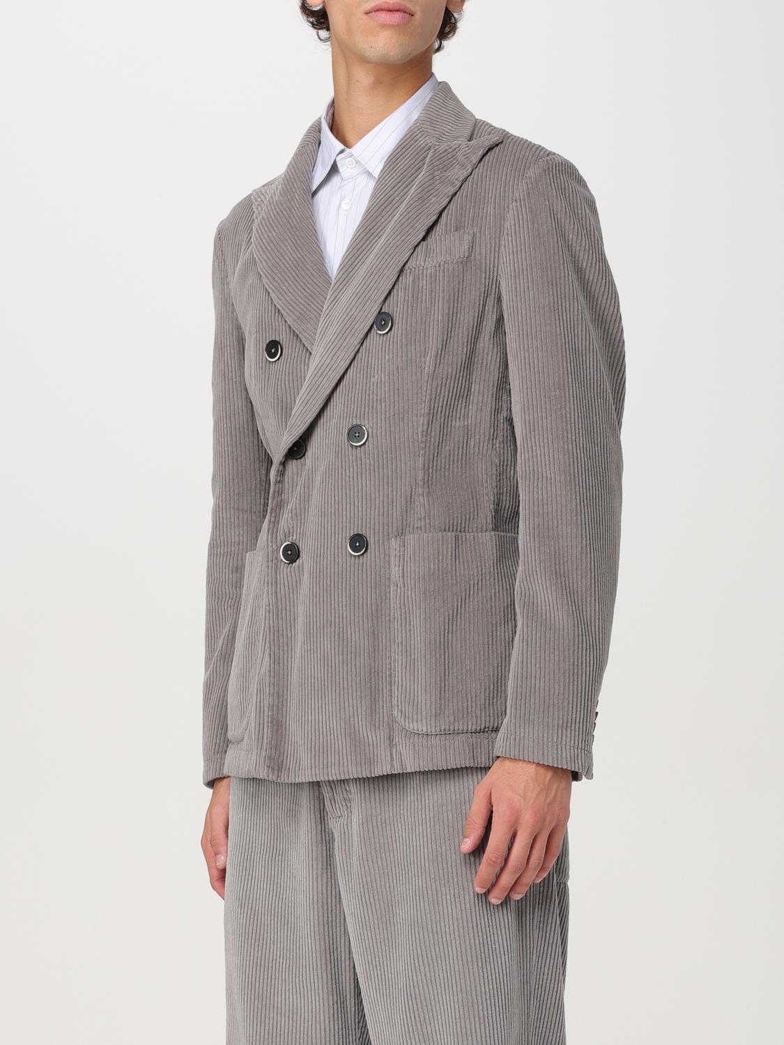 BARENA BLAZER: Jacket men Barena, Grey - Img 4