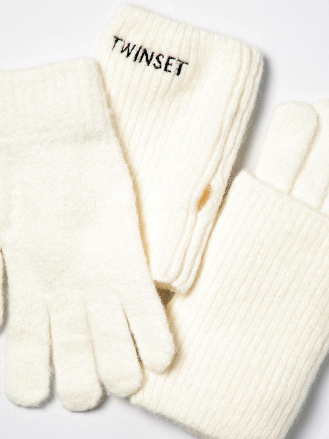 TWINSET GANTS: Gants enfant Twinset, Blanc - Img 2