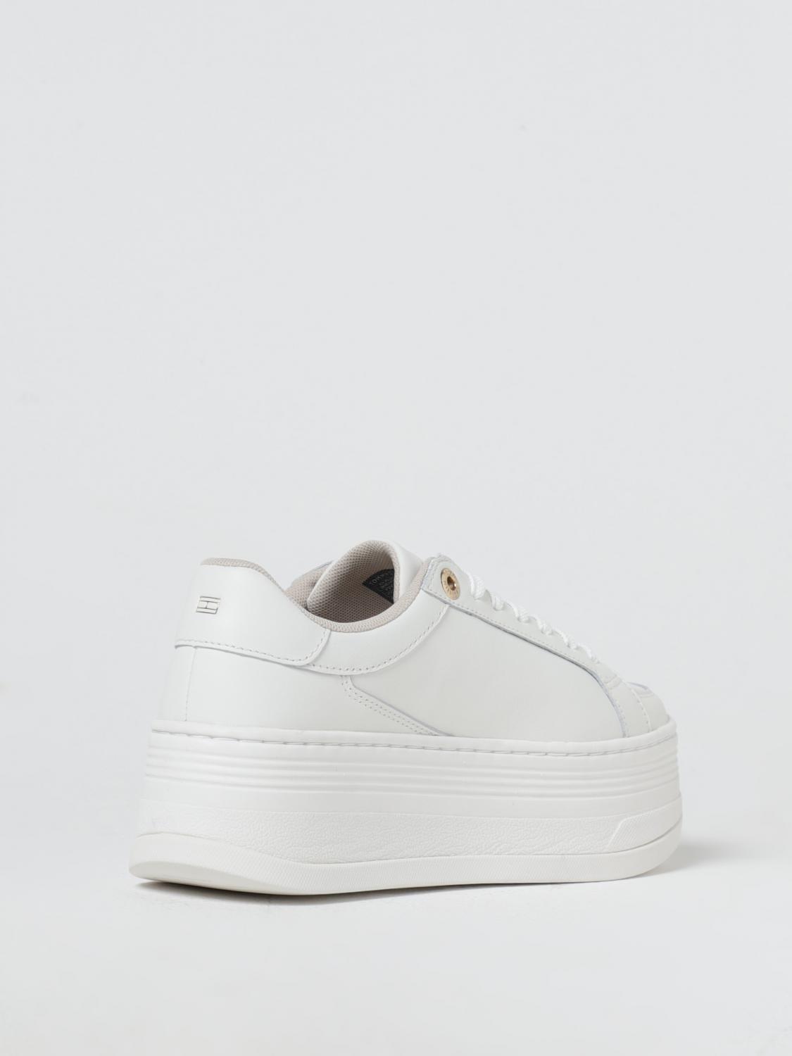 TOMMY HILFIGER SNEAKERS: Sneakers Tommy Hilfiger in pelle , Bianco - Img 3