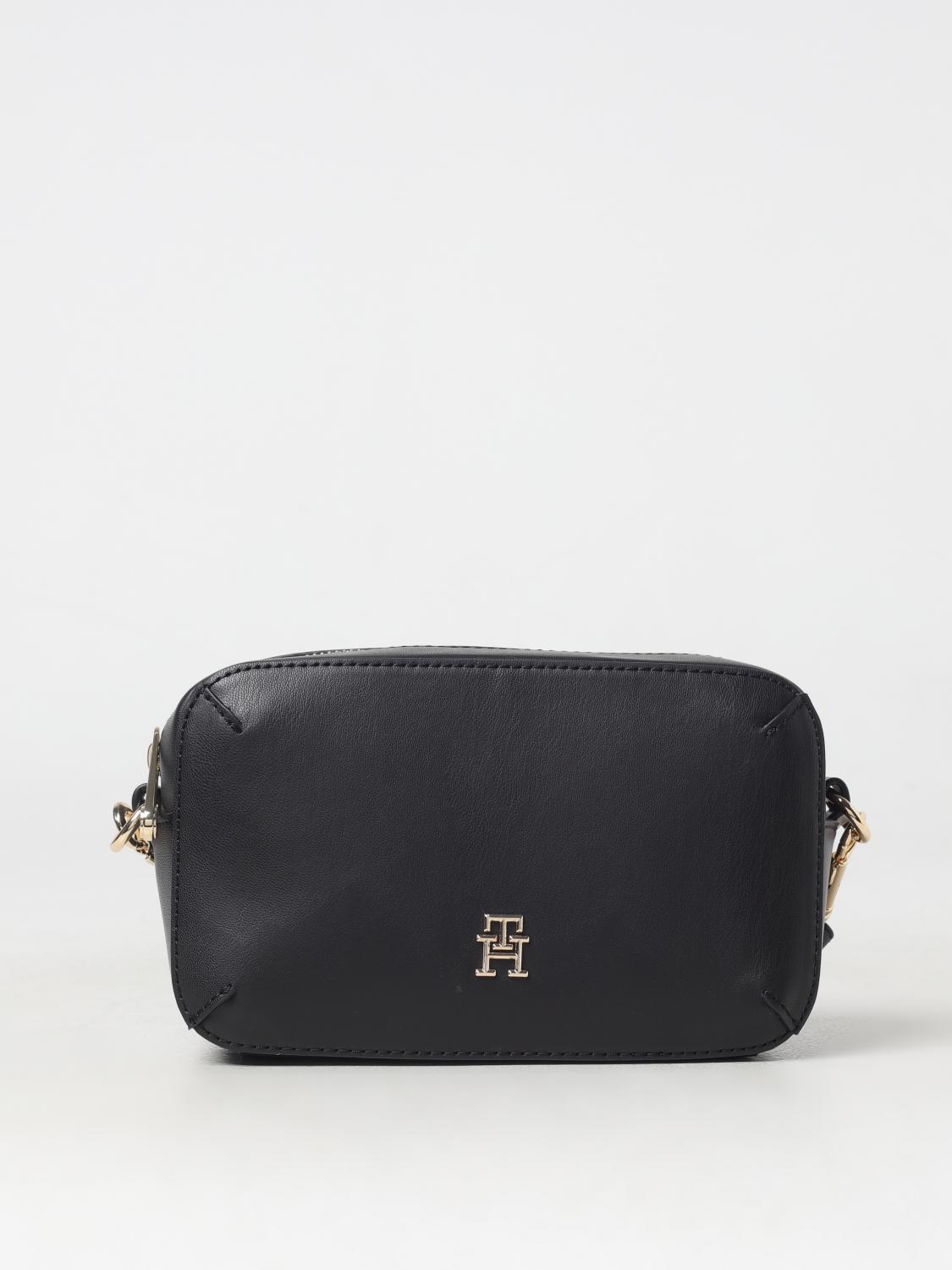 TOMMY HILFIGER CROSSBODY BAGS: Shoulder bag woman Tommy Hilfiger, Black - Img 1